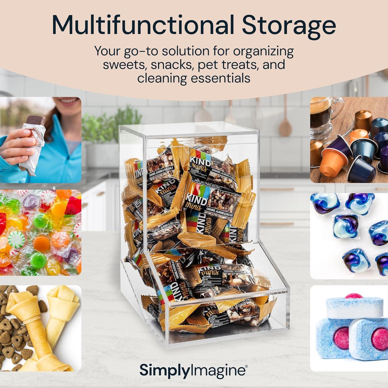 Dispensador de Dulces Acrílico Simply Imagine 5.6L Rectangular