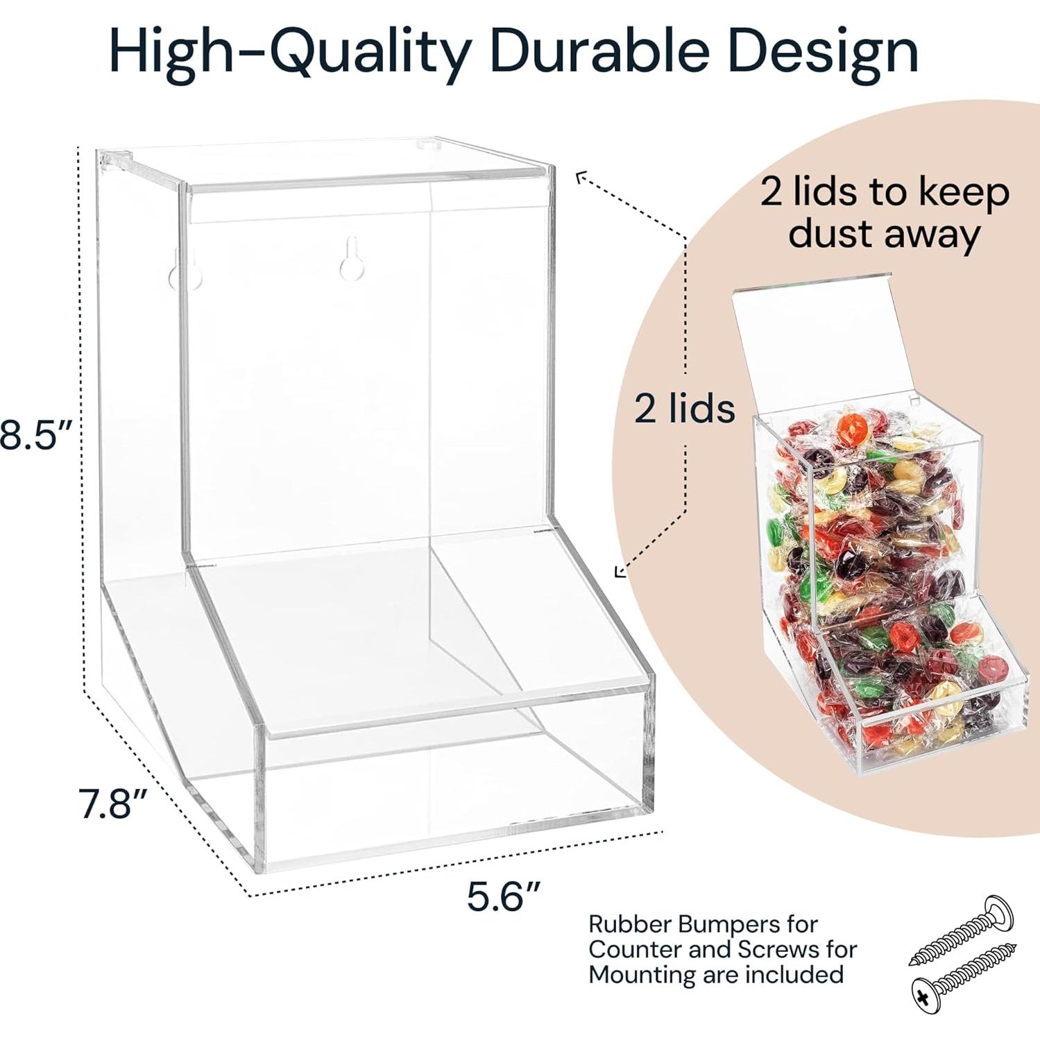 Dispensador de Dulces Acrílico Simply Imagine 5.6L Rectangular