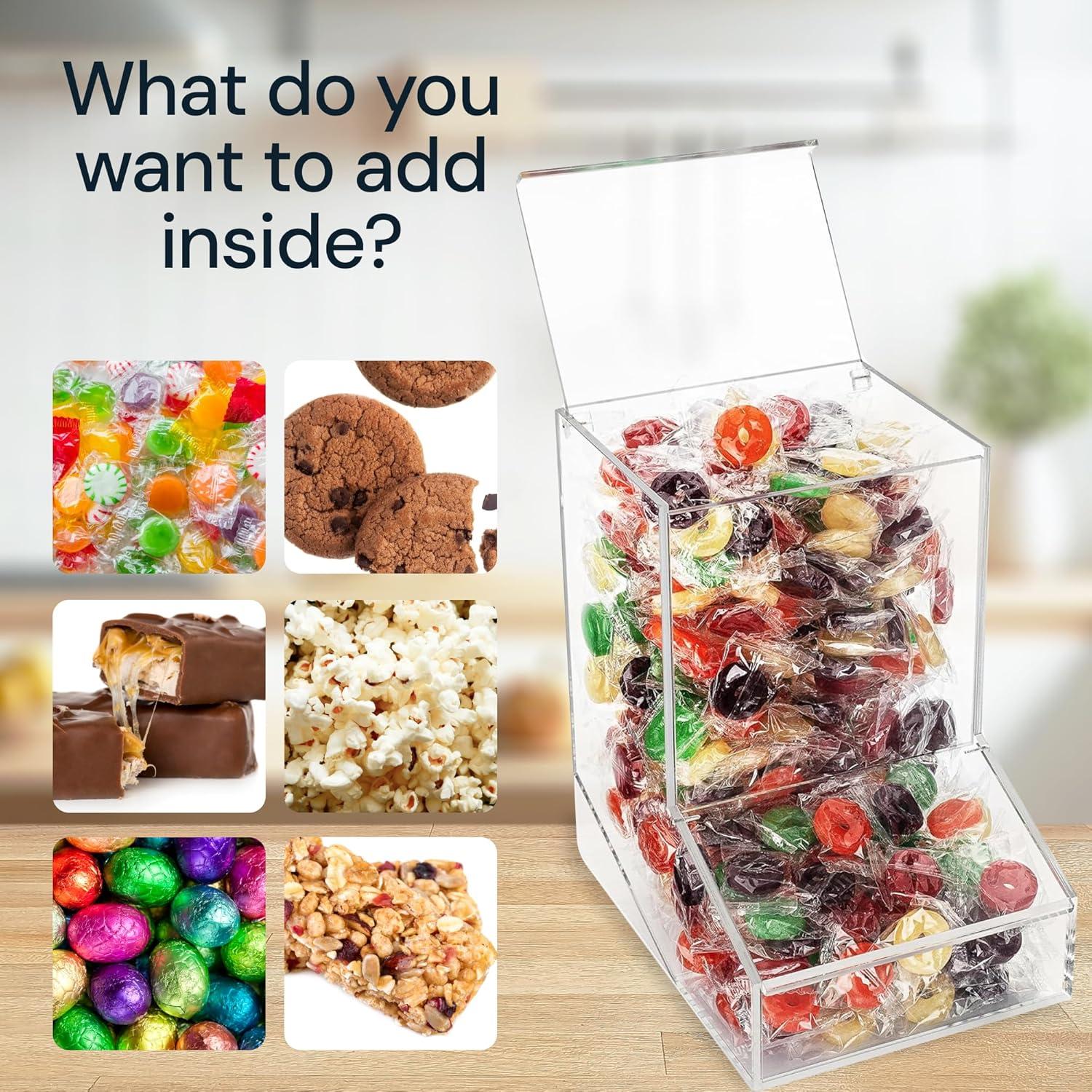 Dispensador de Dulces Acrílico Simply Imagine 5.6L Rectangular