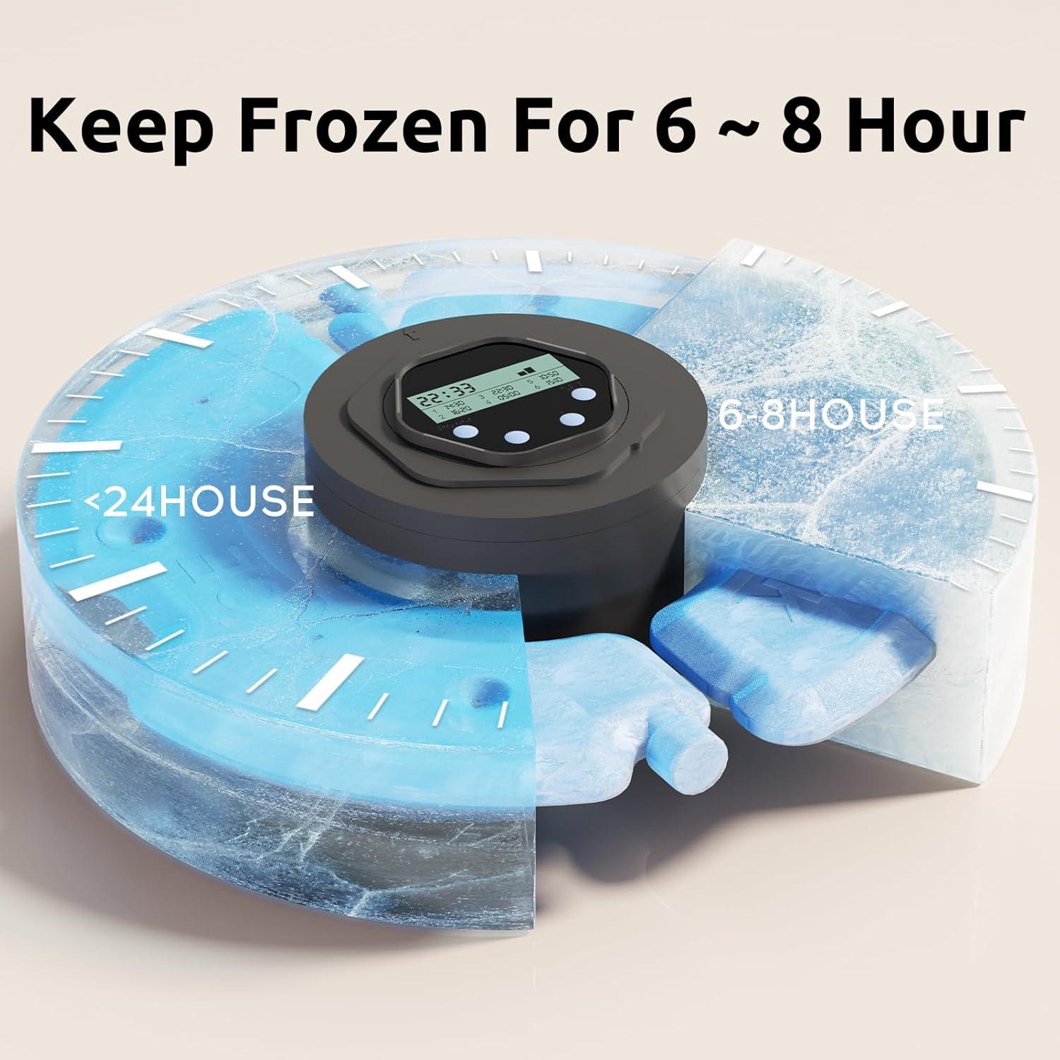 Comedero Automático GUODUN para Gatos y Perros 6 Comidas