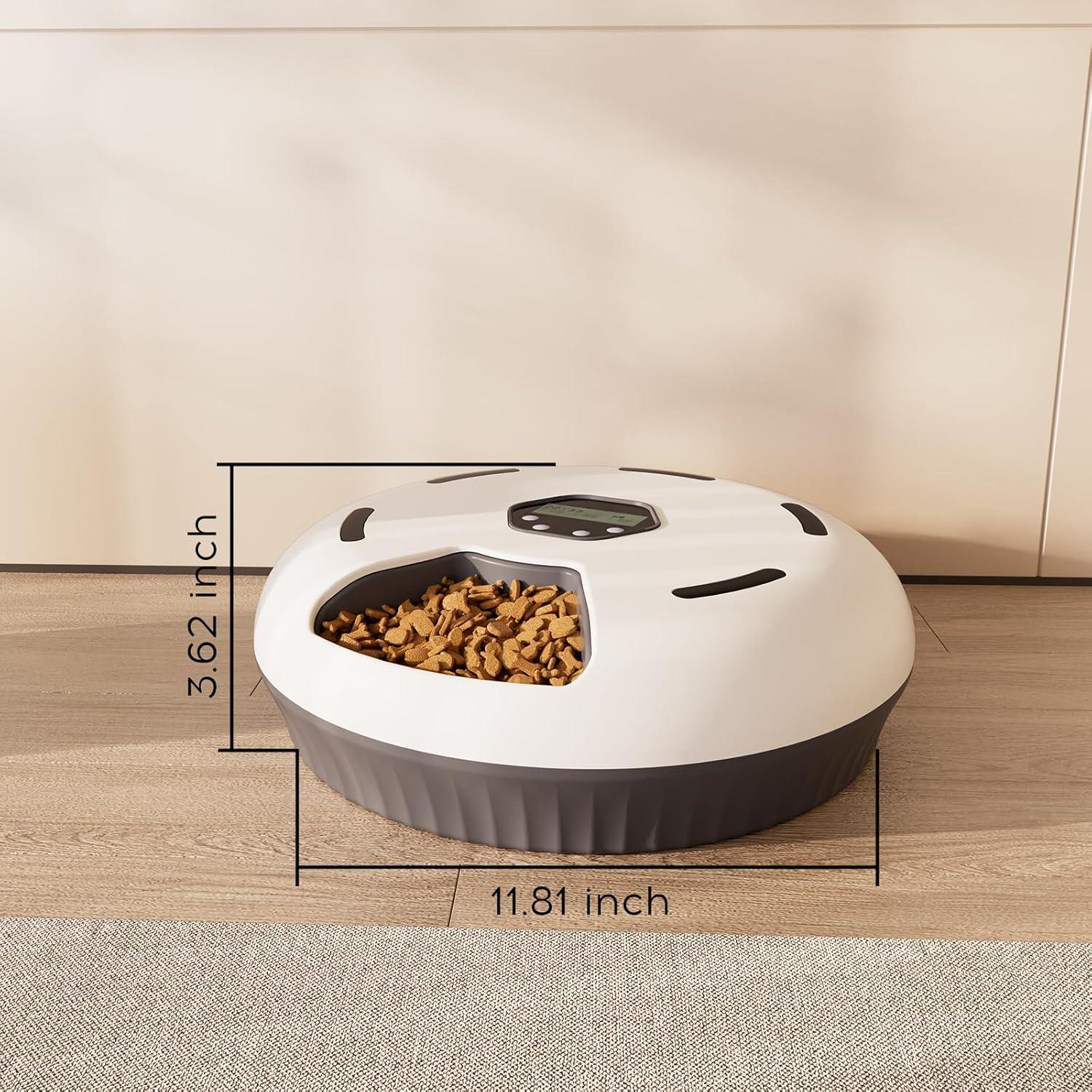 Comedero Automático GUODUN para Gatos y Perros 6 Comidas