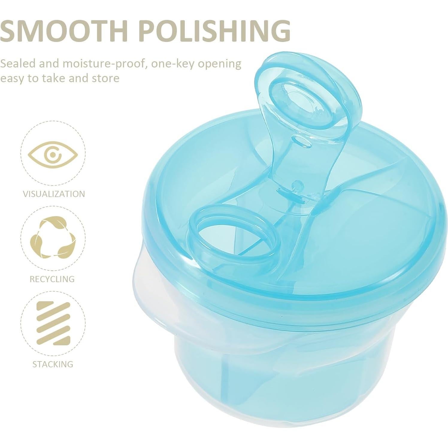 Contenedor de Almacenamiento de Snacks Healifty 3 Piezas