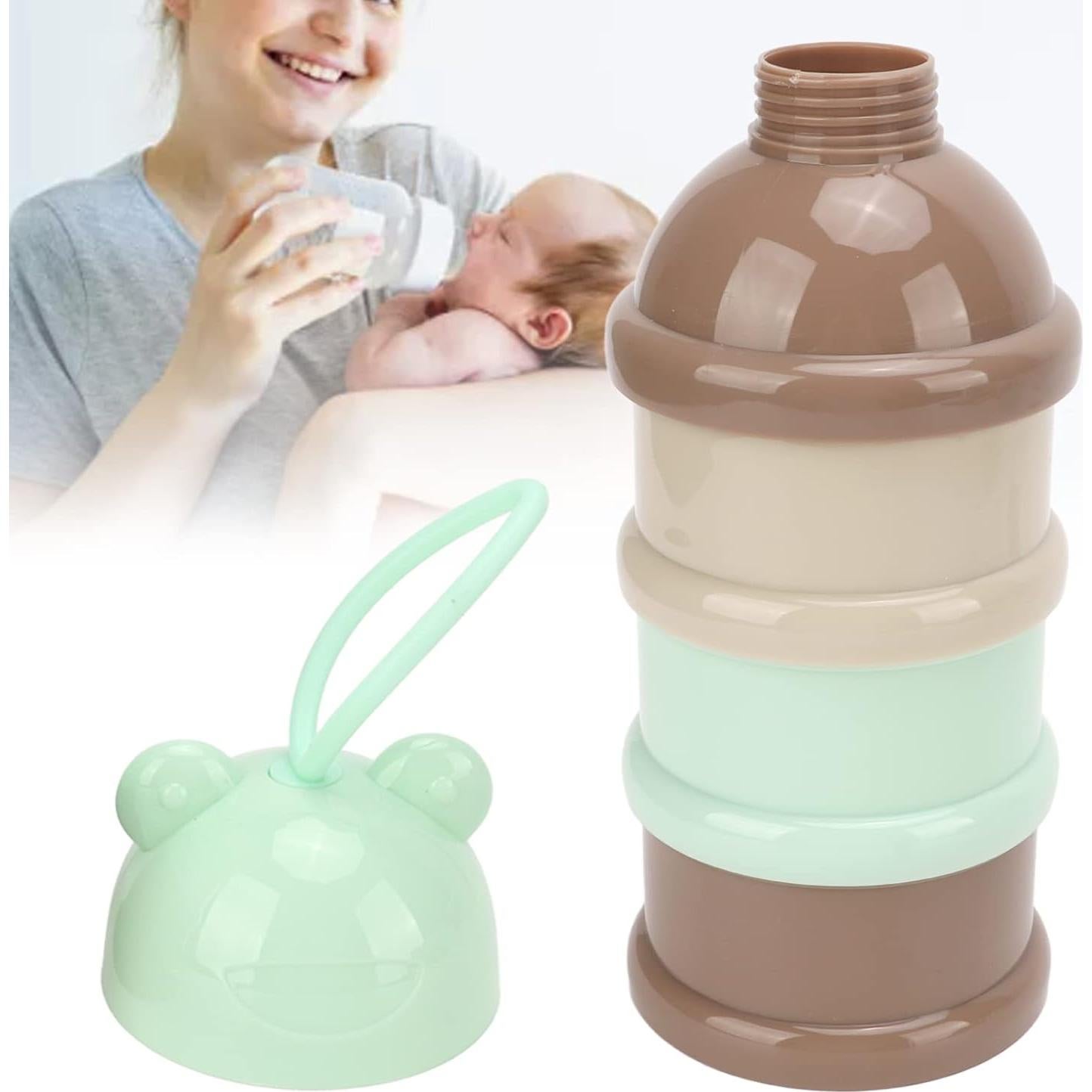 Contenedor de Leche en Polvo para Bebés RiToEasysports 3 Capas