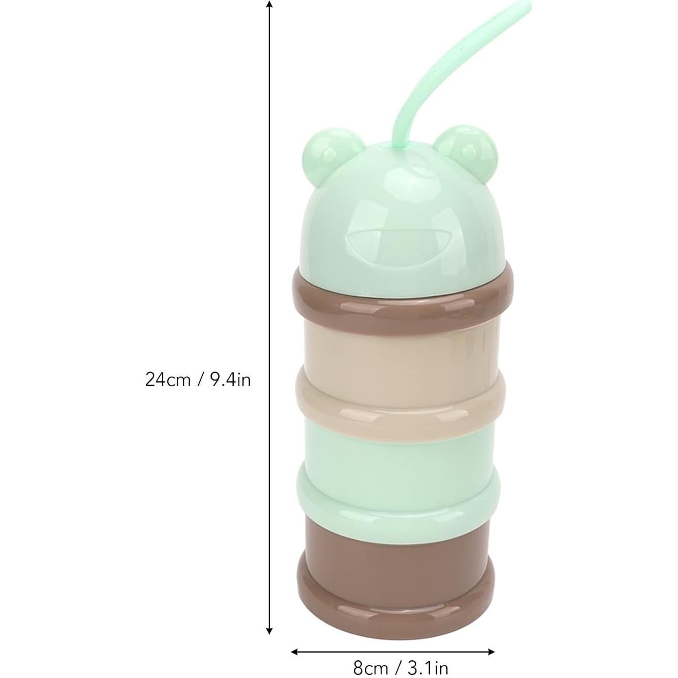 Contenedor de Leche en Polvo para Bebés RiToEasysports 3 Capas