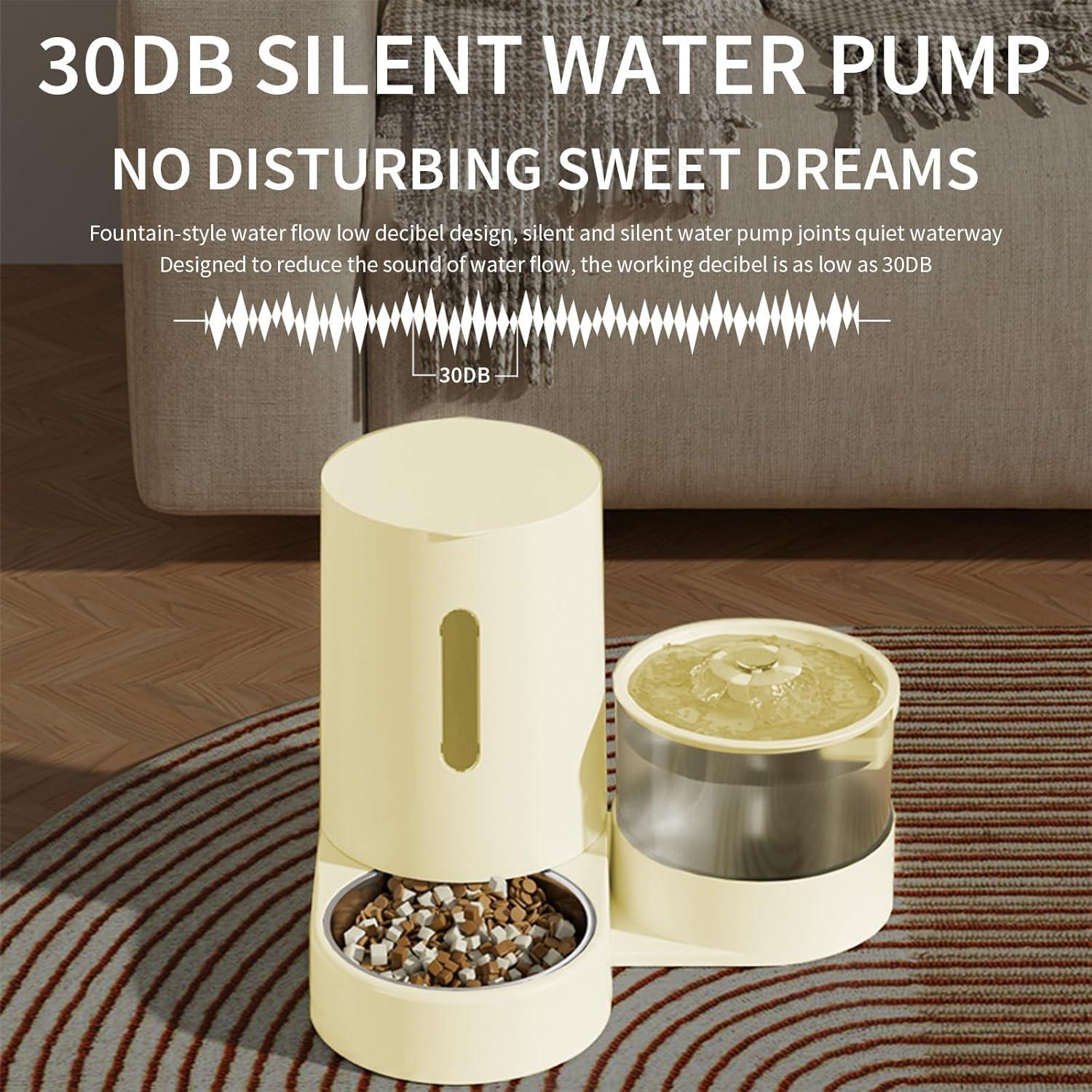 Comedero Automático y Dispensador de Agua TEBTDN 1.8L