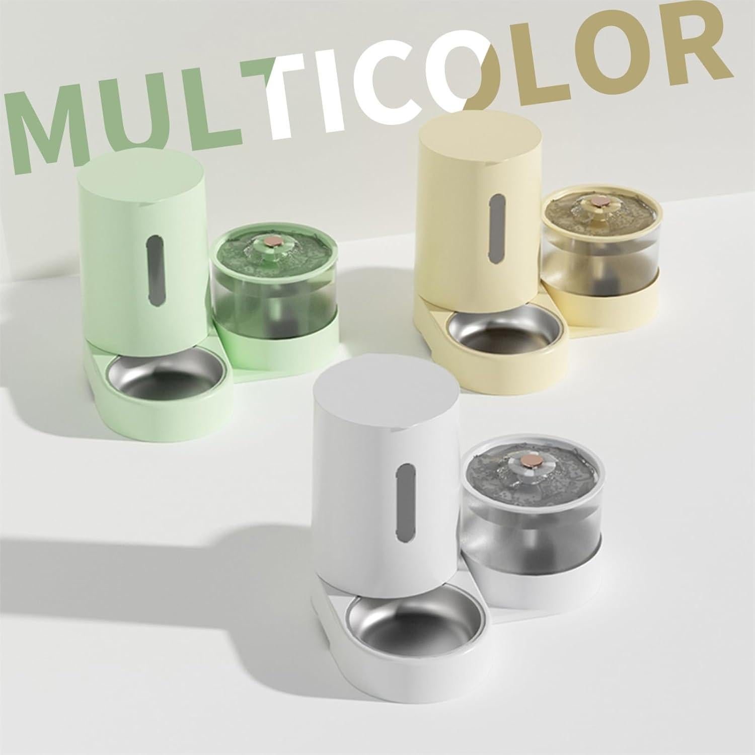 Comedero Automático y Dispensador de Agua TEBTDN 1.8L