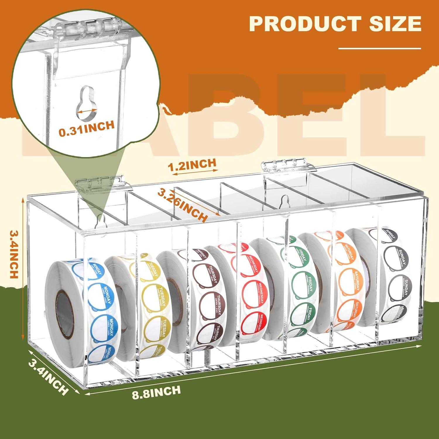 7000 Etiquetas Removibles Gilprop con Dispensador Acrílico