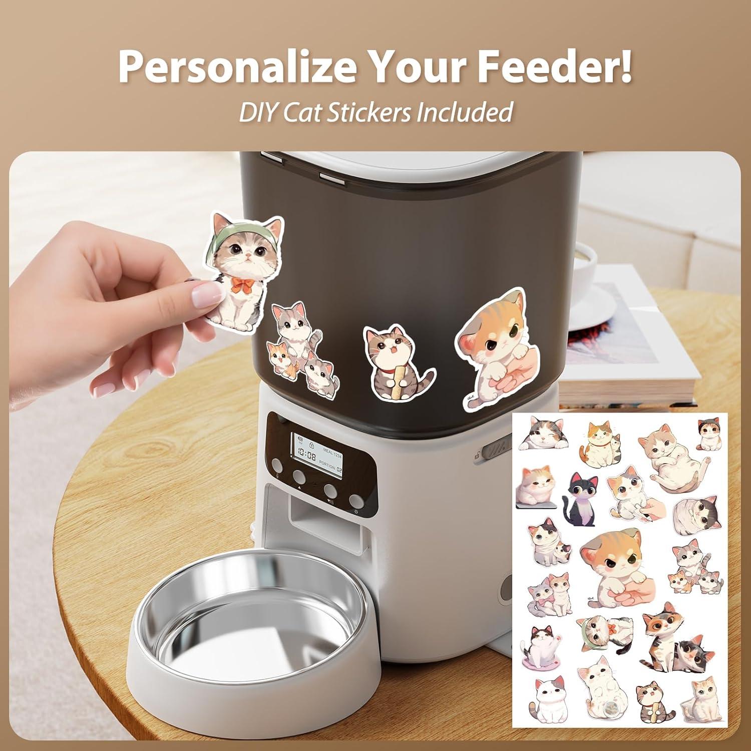 Dispensador Automático de Comida 4L Petrice para Gatos y Perros