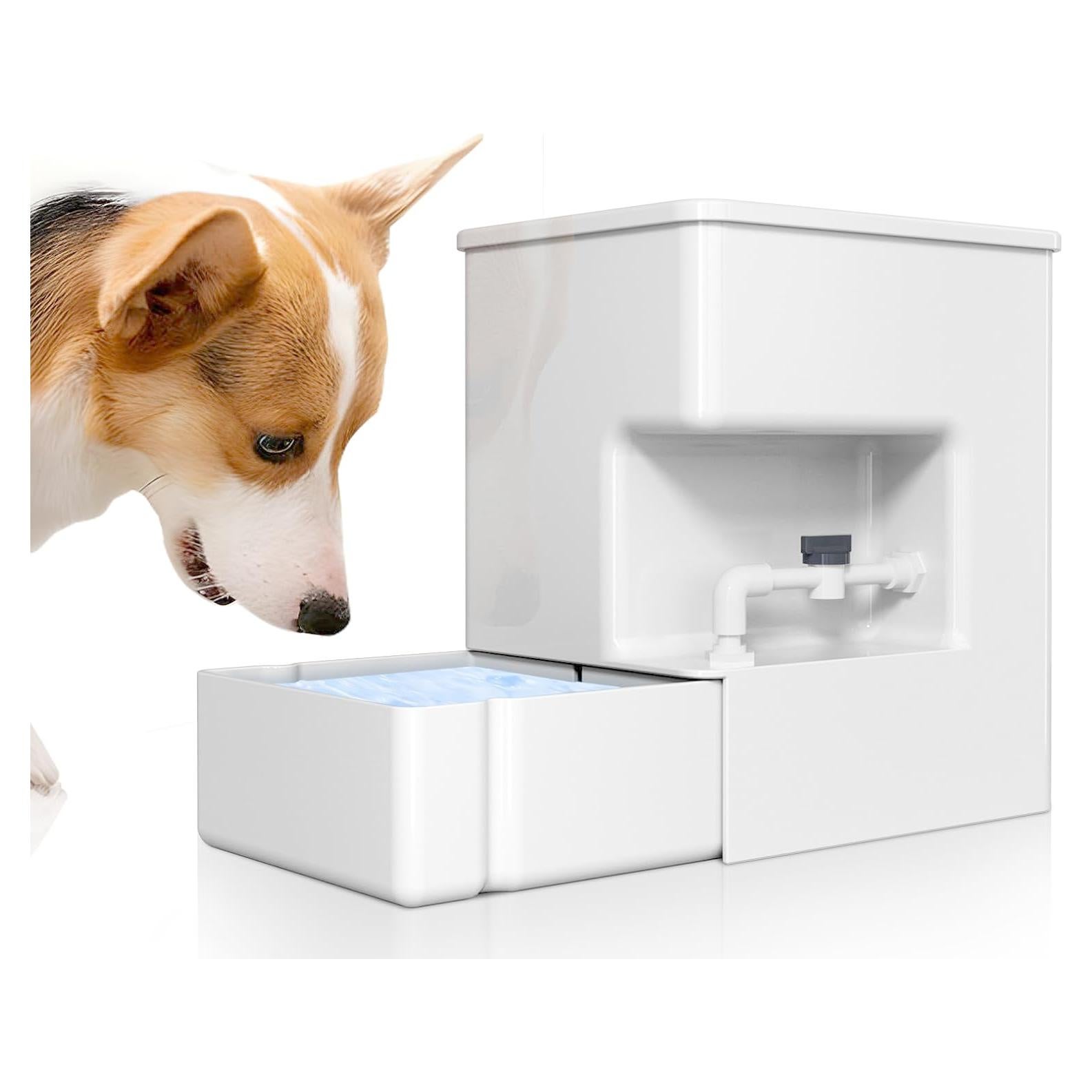 Dispensador de Agua Automático ICELEAF 8L para Mascotas Blanco