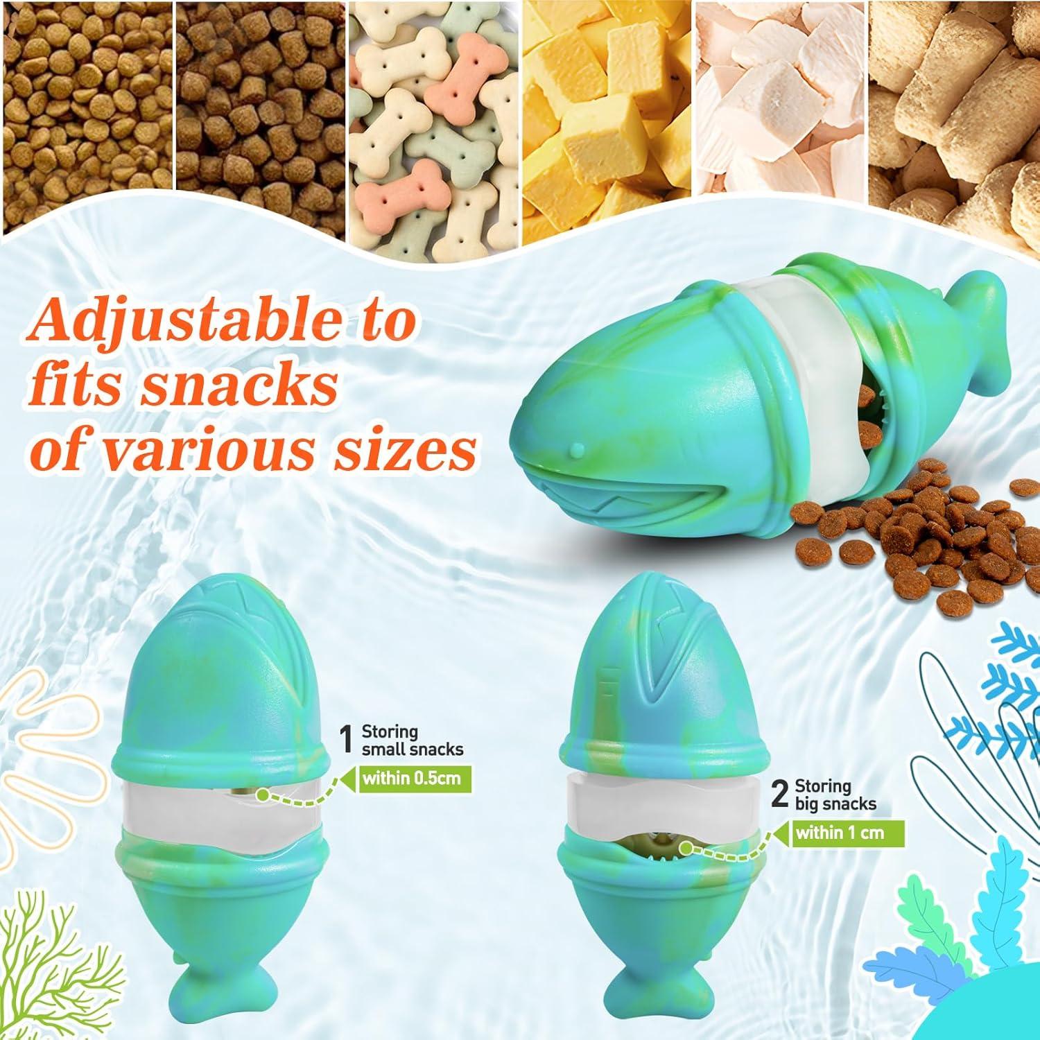 Juguete para Perros Hanshengday 2 en 1 Dispensador y Soporte