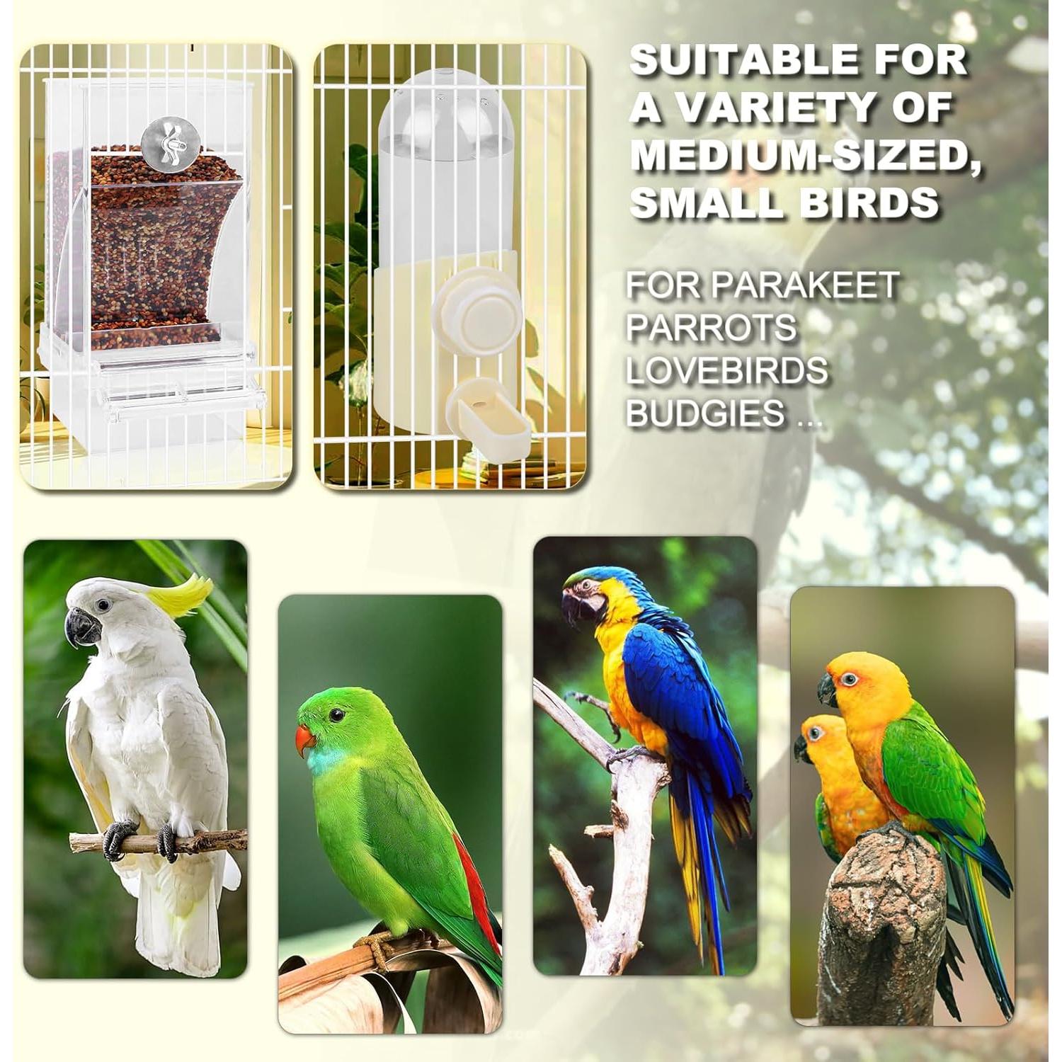 Comedero y Dispensador de Agua Automático para Aves Flying Dove