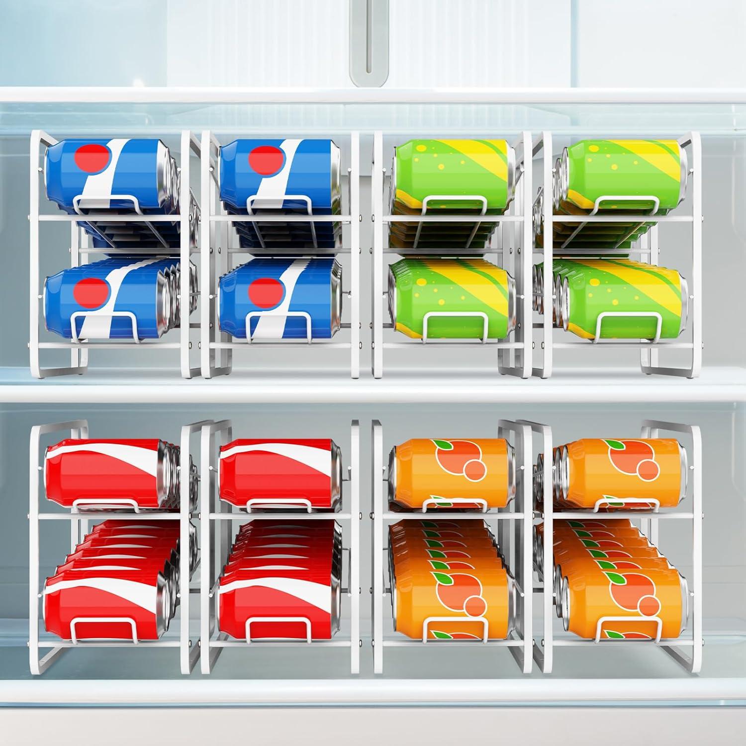 Organizador de Latas de Soda BTY Blanco Apilable 12oz (355ml)