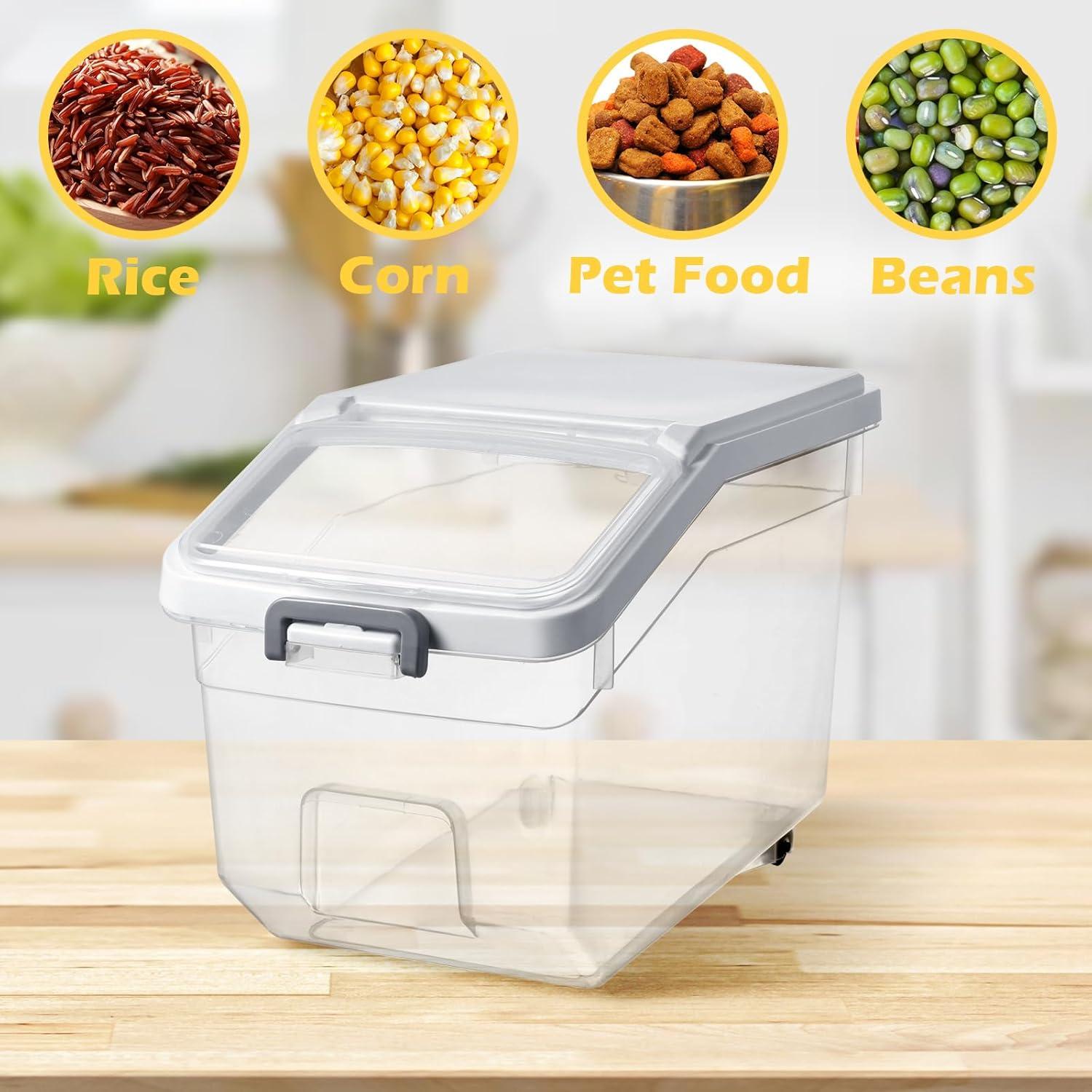 Contenedor de Almacenamiento de Comida Sunnyray 4 Pcs 10 kg