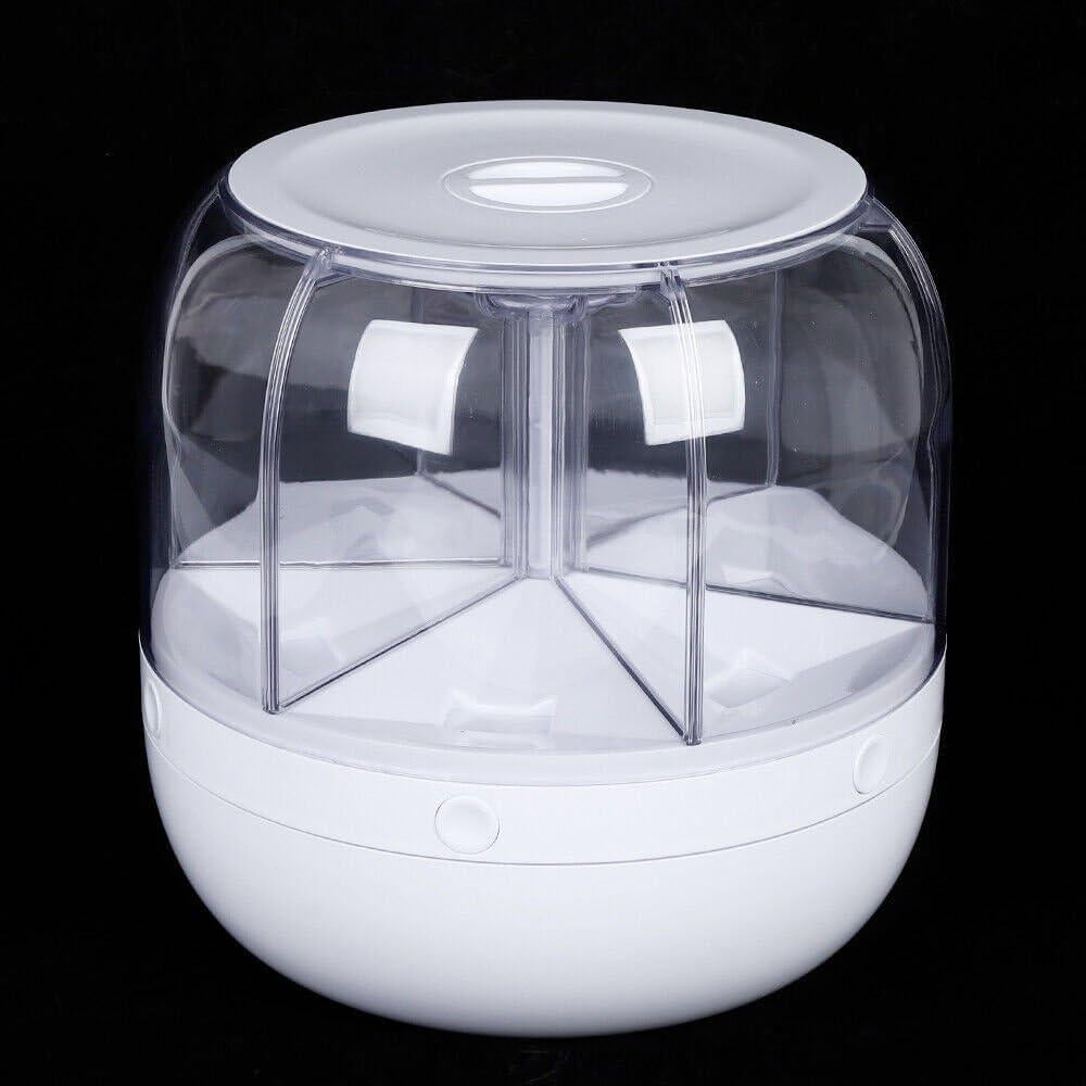 Dispensador de Grano Rotativo 6 Compartimentos 20L