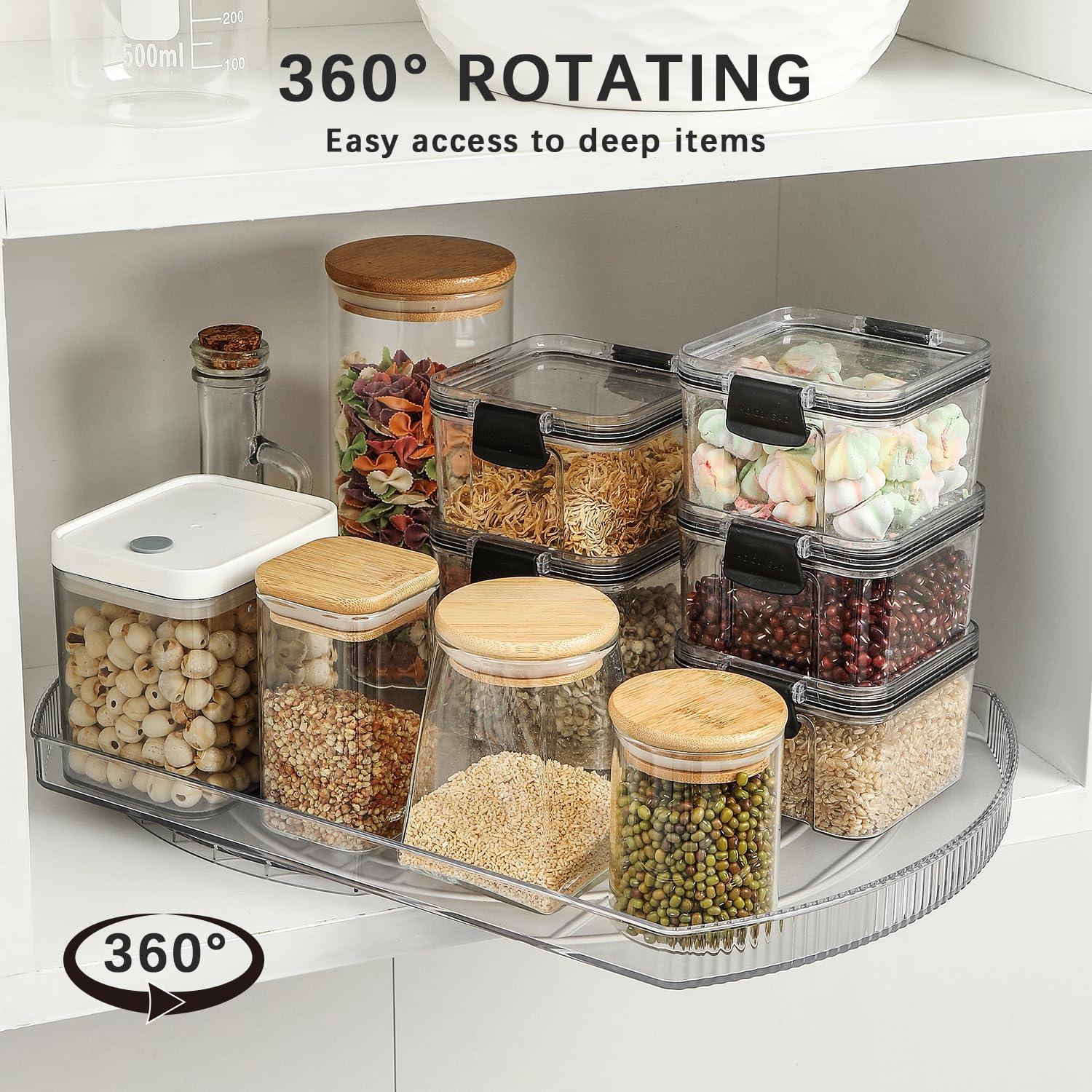 Organizador Giratorio Rectangular ROWNYEON 42 cm para Refrigerador