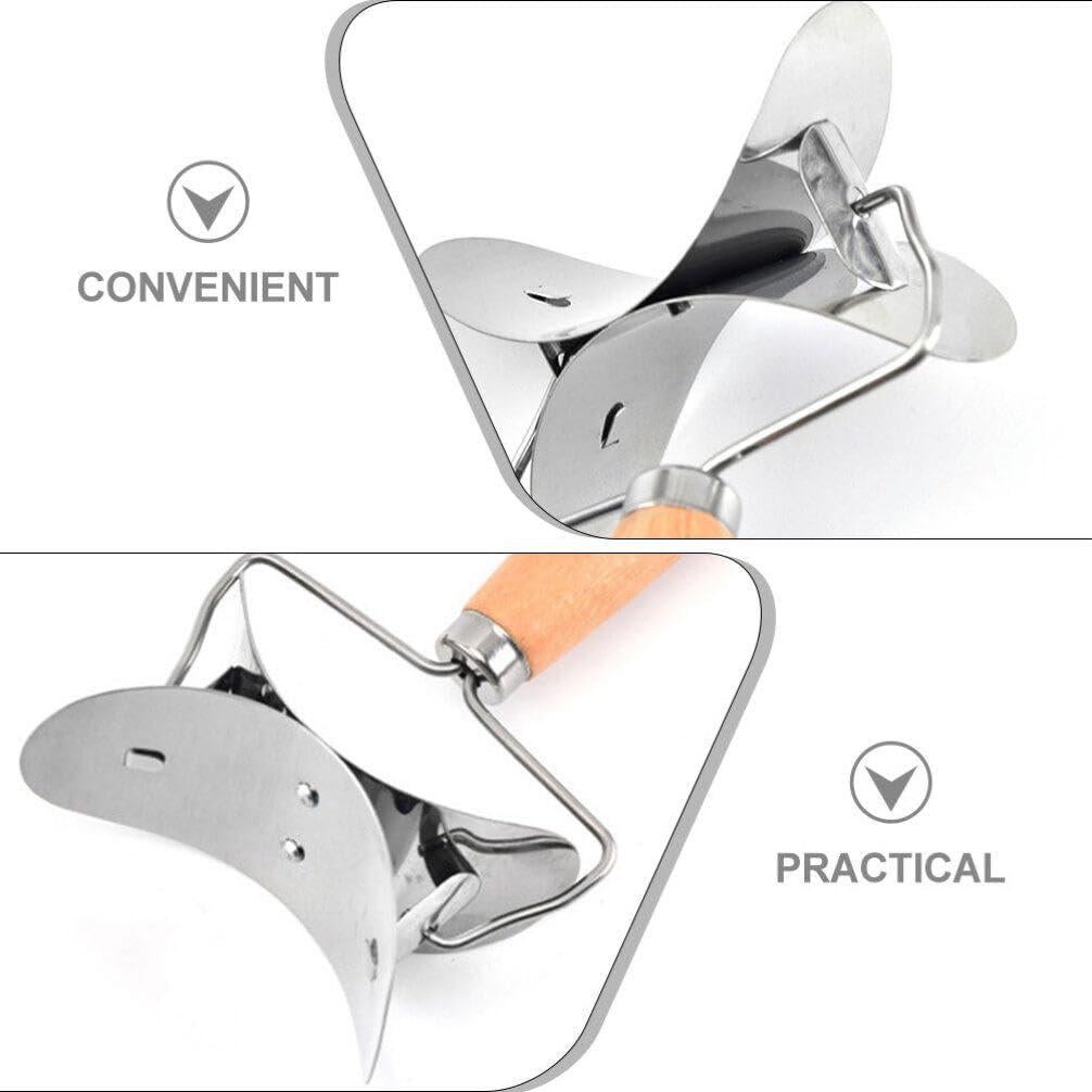 Cortador de Masa Redondo IMIKEYA de Acero Inoxidable 19x7.5cm