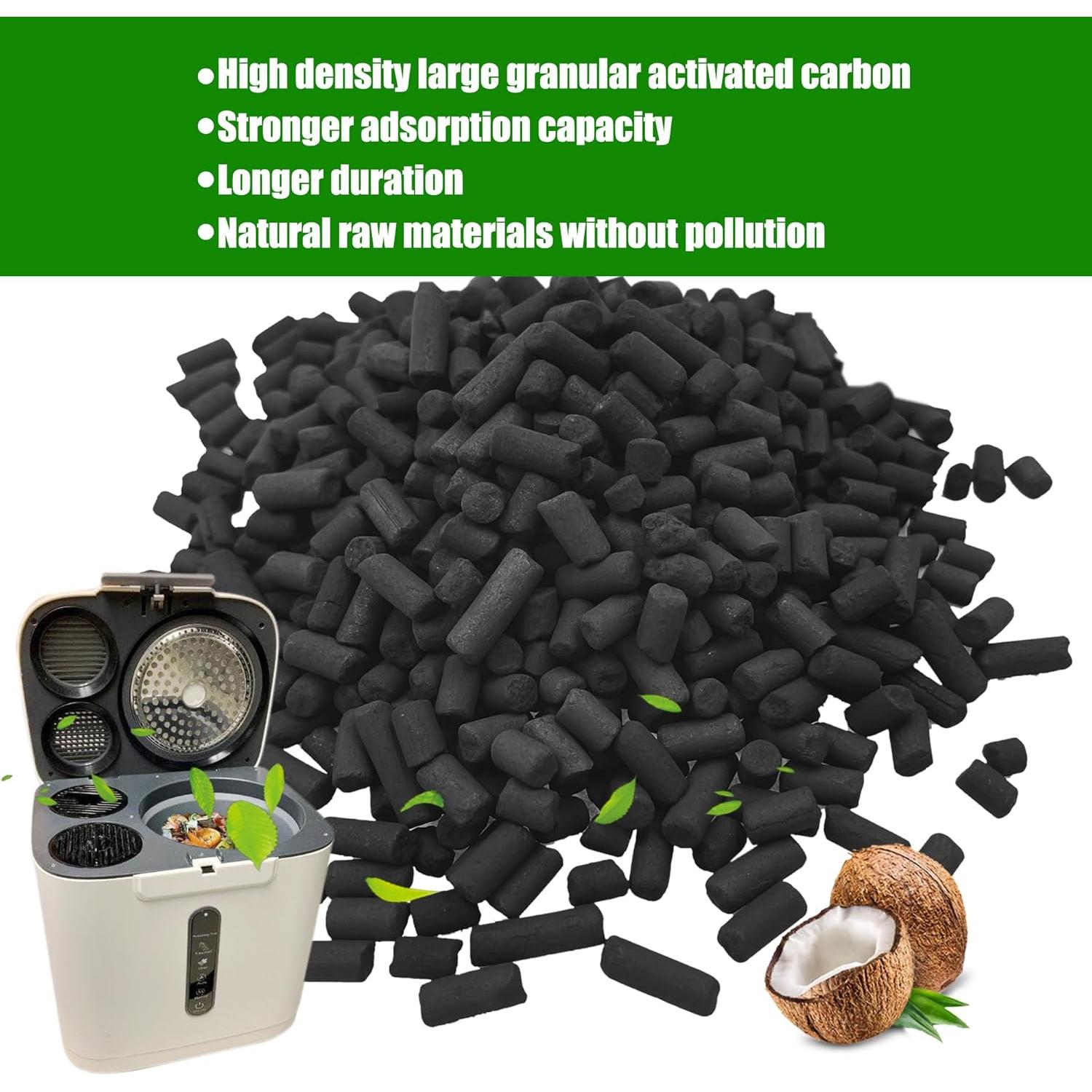 Recarga de Carbón Activado ShuRex para Compostador Fylecen 363g