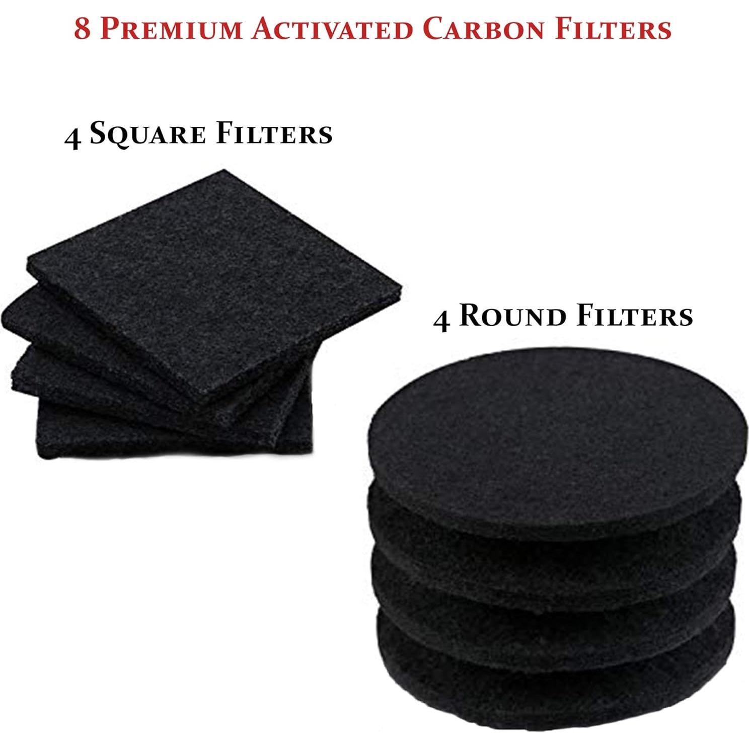 Filtros de Carbón Activado RED FACTOR 8 Pack para Compostaje