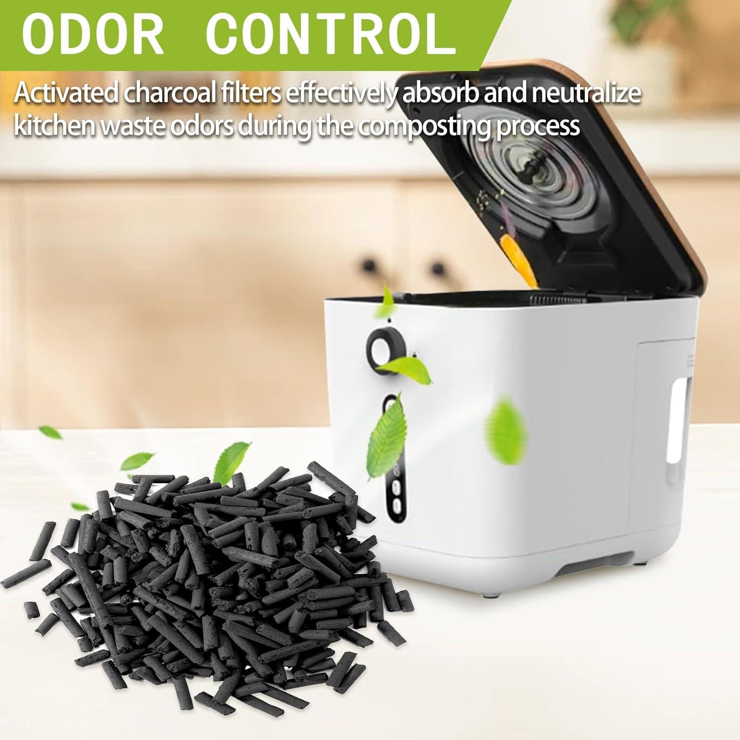 Recargas de Filtro de Carbón Activado Raneped para Compostador Lomi - Paquete de 4