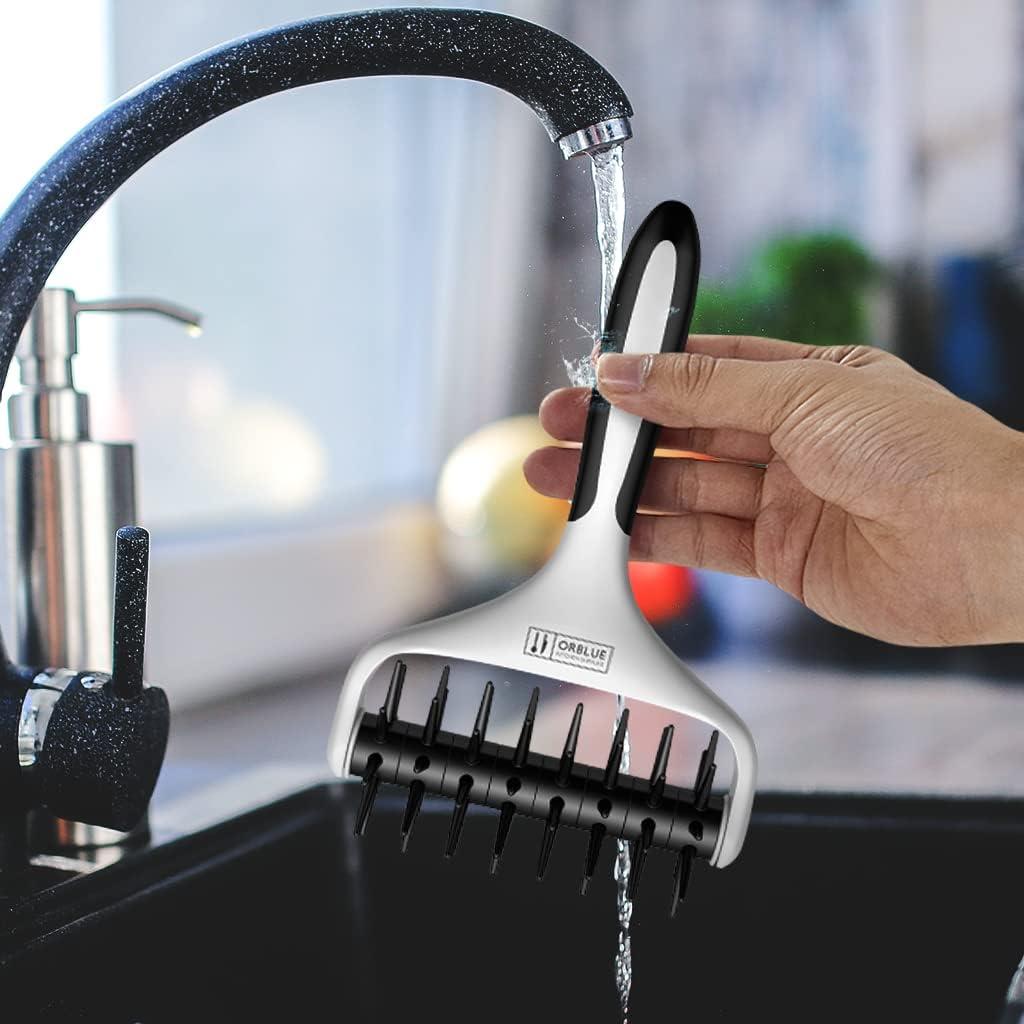 Rodillo Docker para Masa de Pizza Orblue - 21.34 cm, Negro