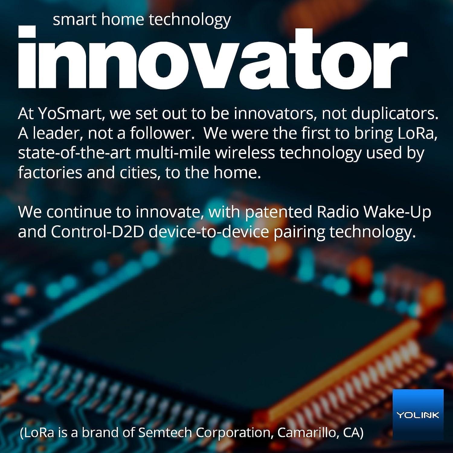 Kit de Inicio Hogar Inteligente YoLink con 3 Sensores de Fugas