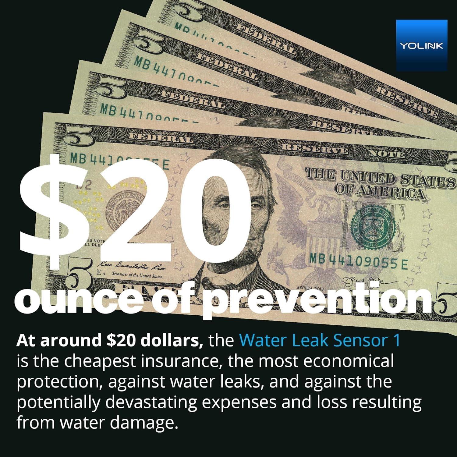 Kit de Inicio Hogar Inteligente YoLink con 3 Sensores de Fugas