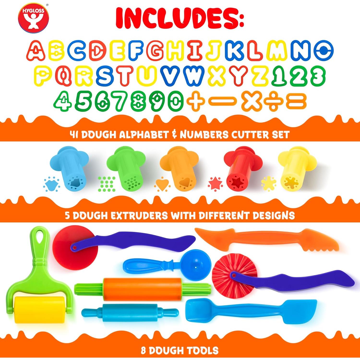 Juego de Herramientas de Modelado Hygloss - 54 Piezas