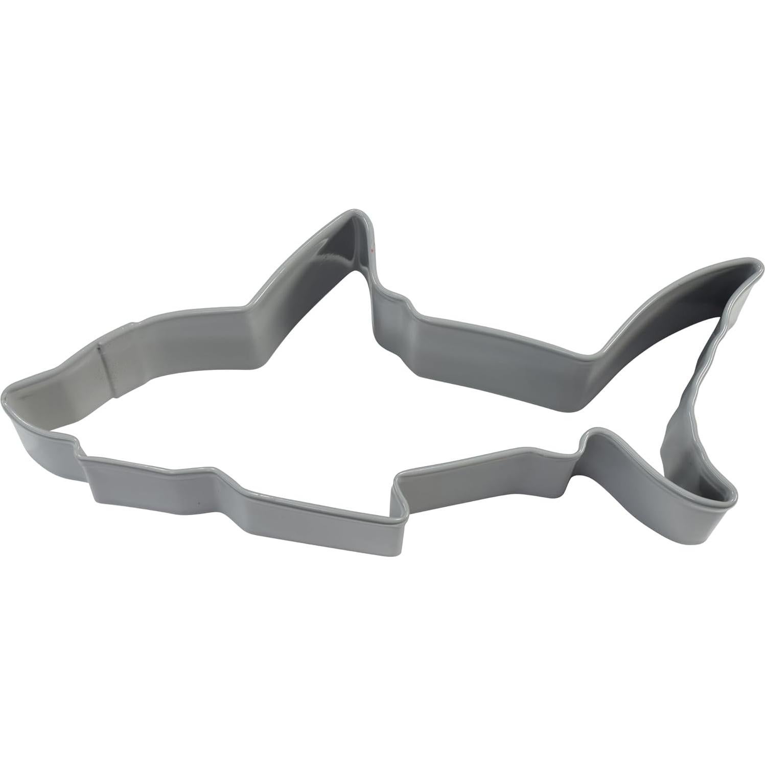 Cortador de Galletas Tiburón R&M 11.43 cm Gris para Repostería