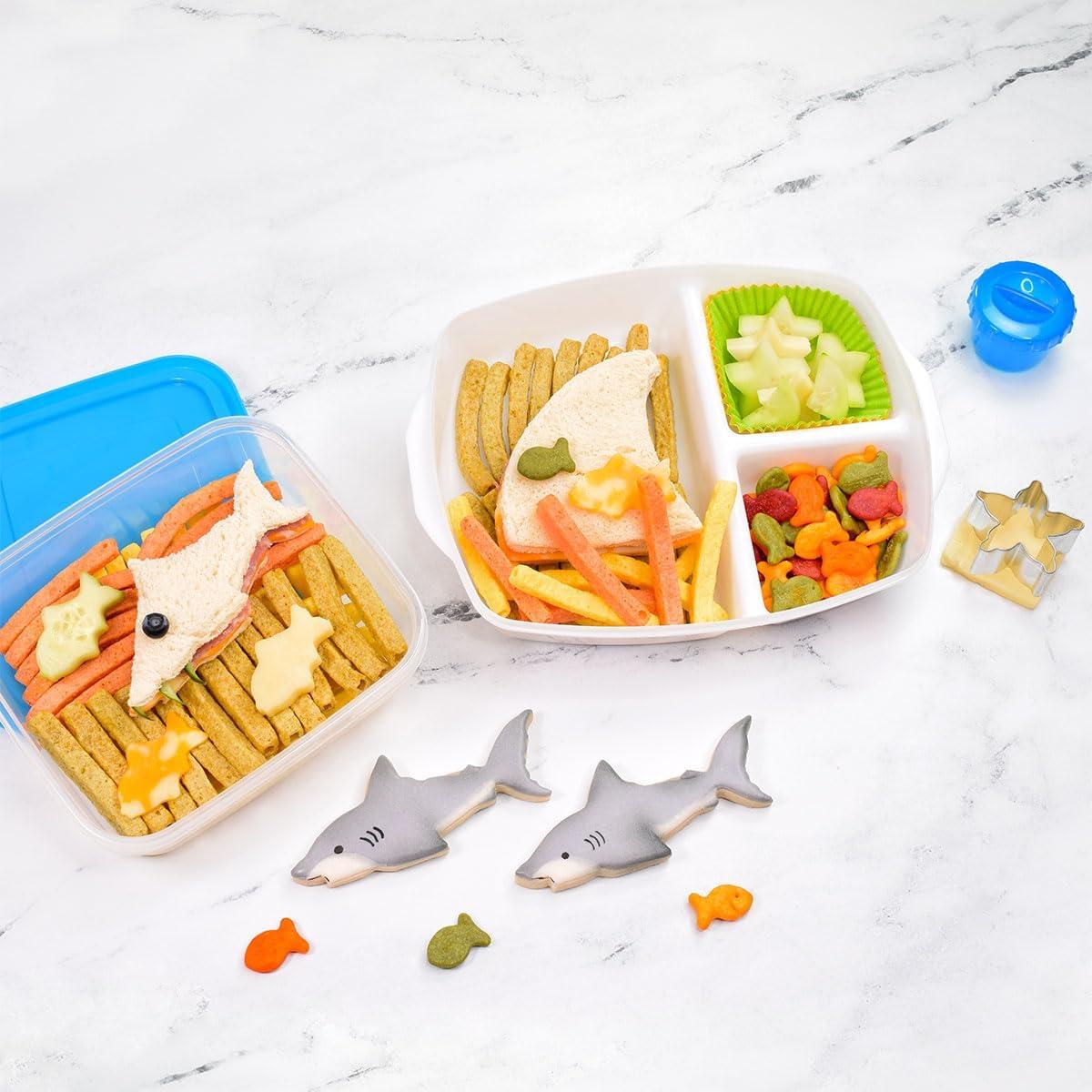 Cortador de Galletas Tiburón R&M 11.43 cm Gris para Repostería