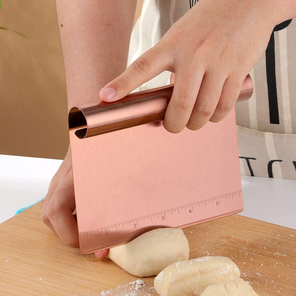 Cortador de Masa Multifuncional Dongbo Acero Inoxidable Oro Rosa