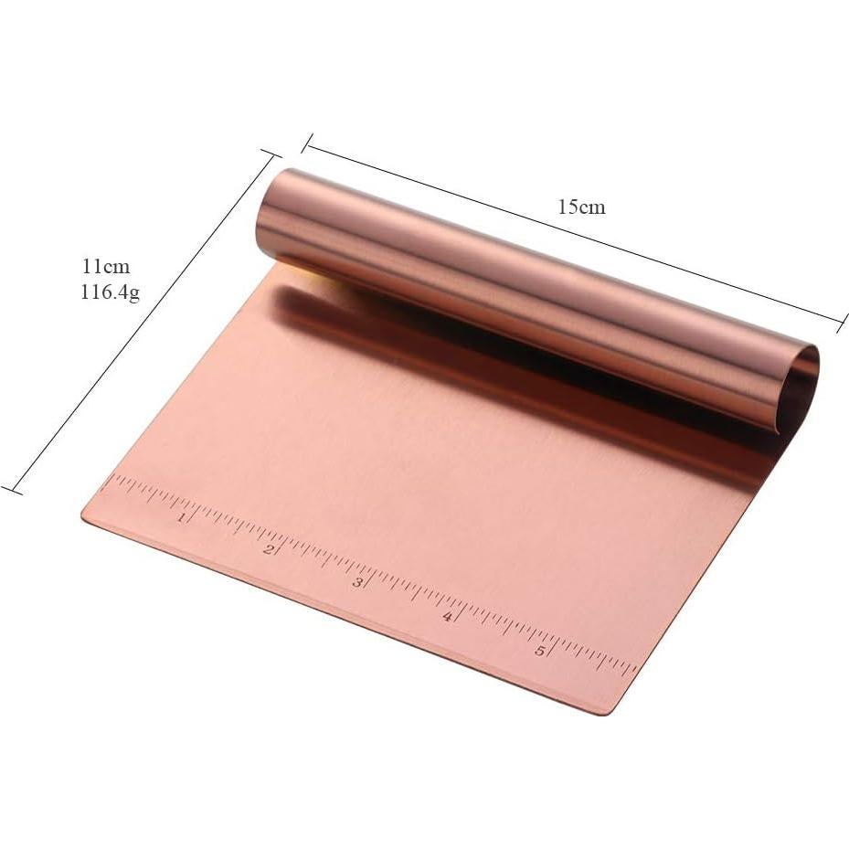 Cortador de Masa Multifuncional Dongbo Acero Inoxidable Oro Rosa