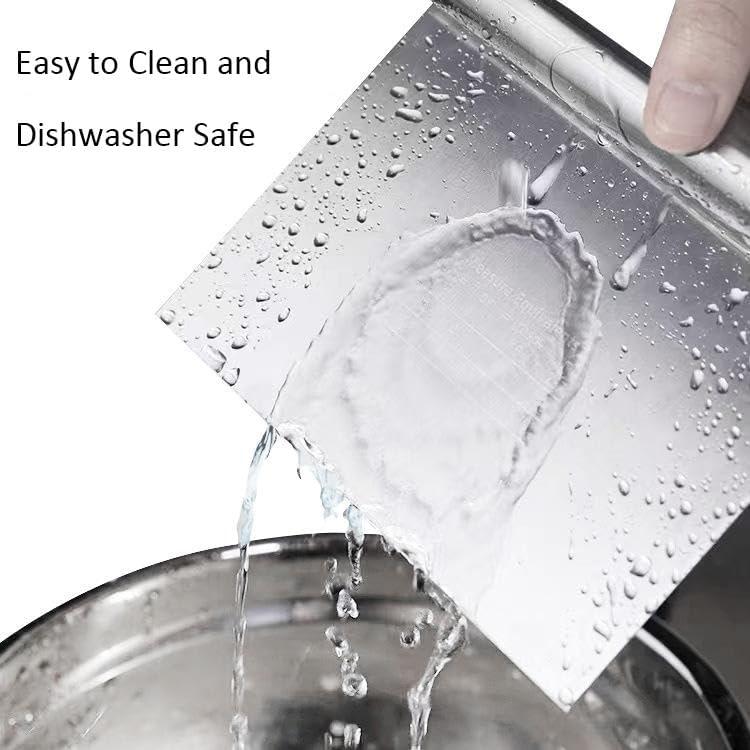 Raspador Cortador de Masa AZOFIA Acero Inoxidable 16.5 cm