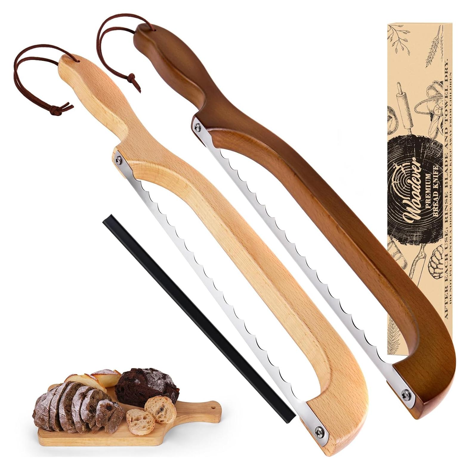 Cuchillo de Pan Woodever 41.3 cm Acero Inoxidable 2 Paquete