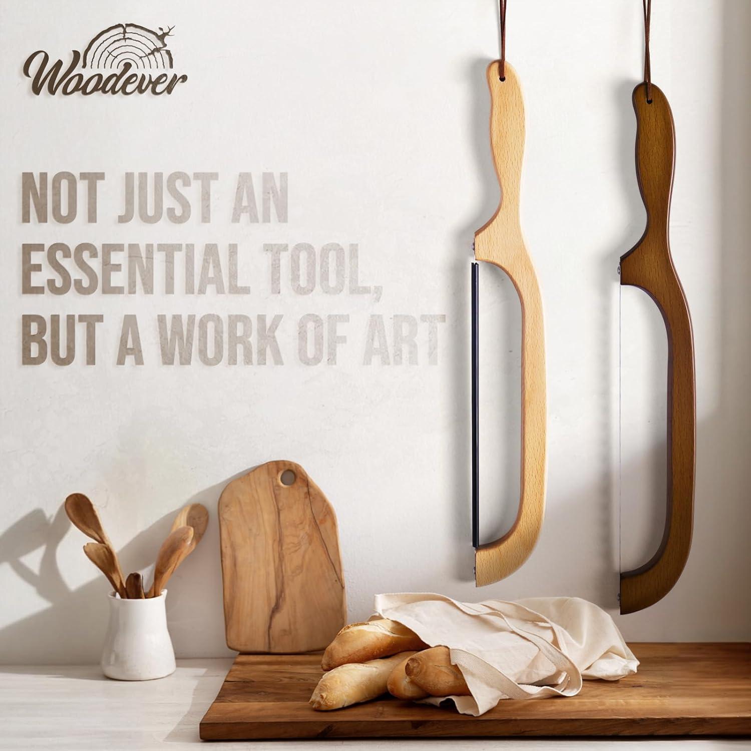 Cuchillo de Pan Woodever 41.3 cm Acero Inoxidable 2 Paquete