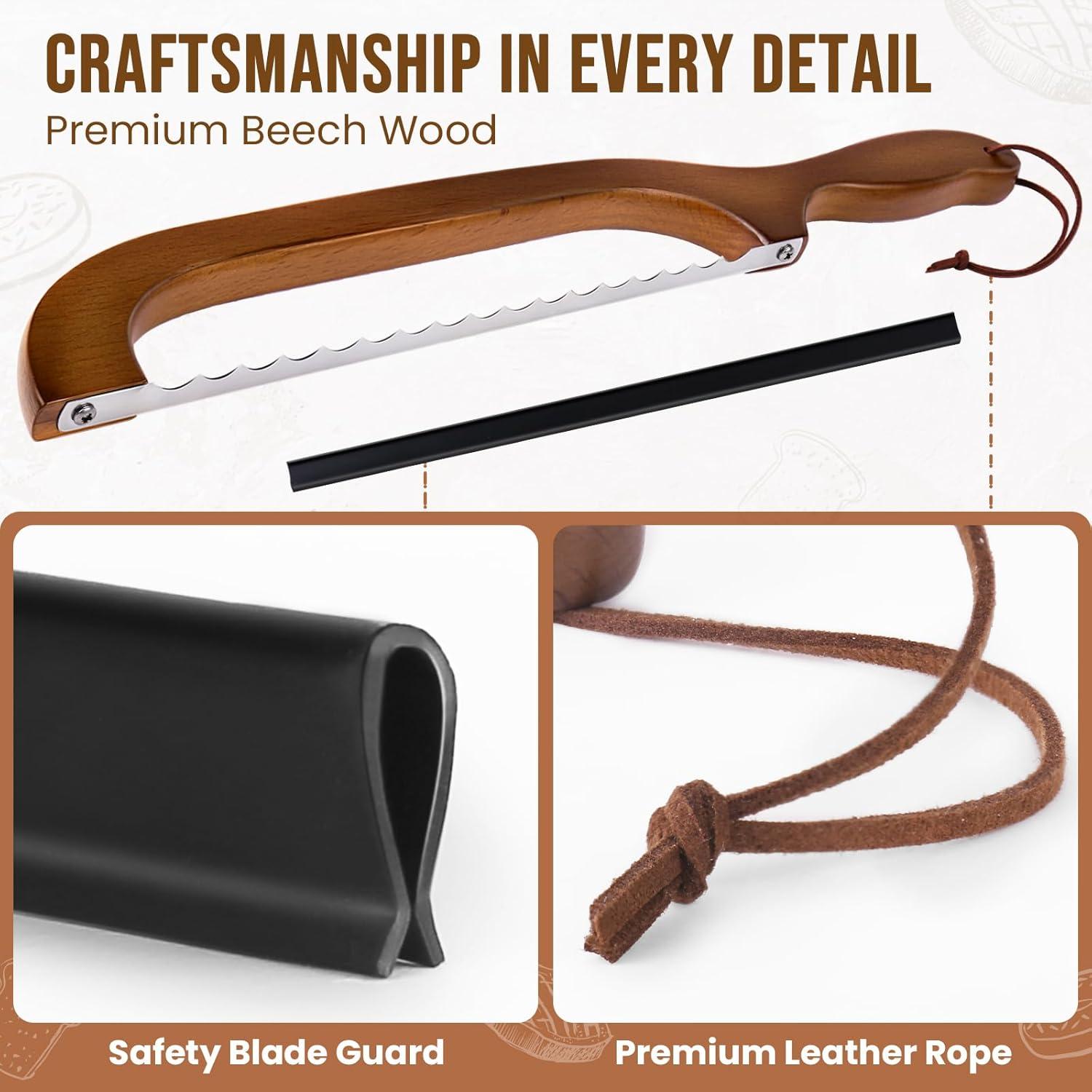 Cuchillo de Pan Woodever 41.3 cm Acero Inoxidable 2 Paquete