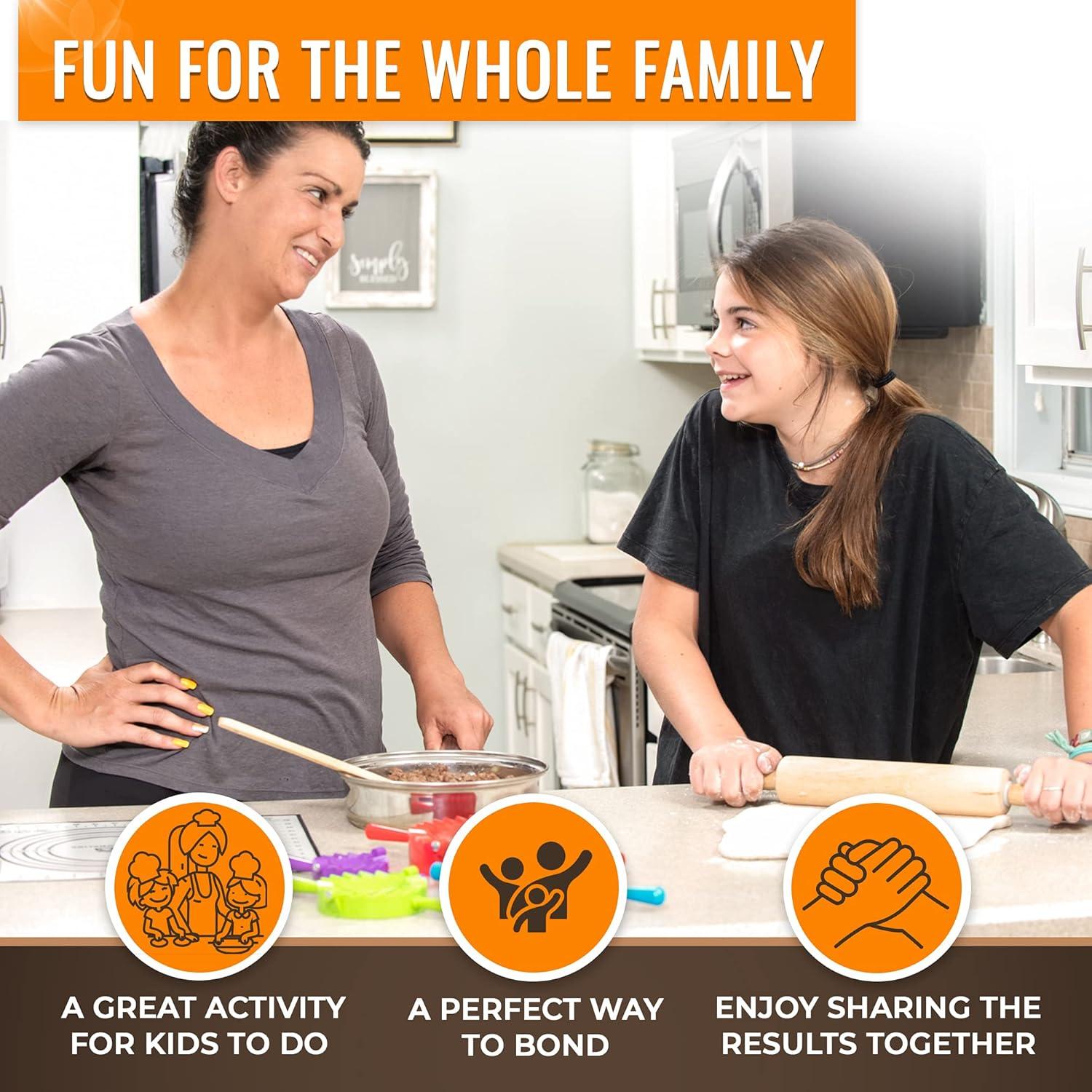 Kit de Moldes para Dumplings Magic Dumpling - 4 Prensas y Mate