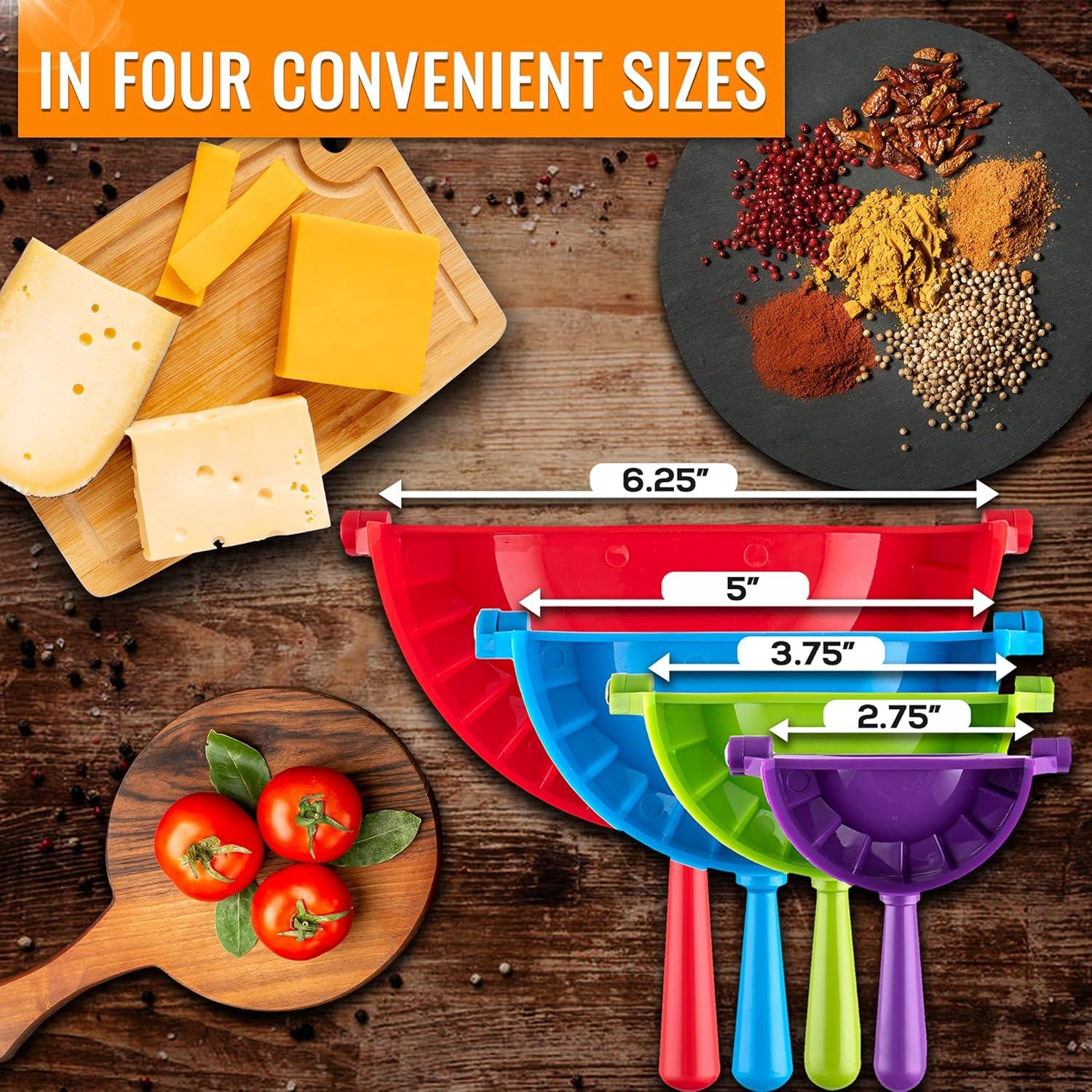 Kit de Moldes para Dumplings Magic Dumpling - 4 Prensas y Mate