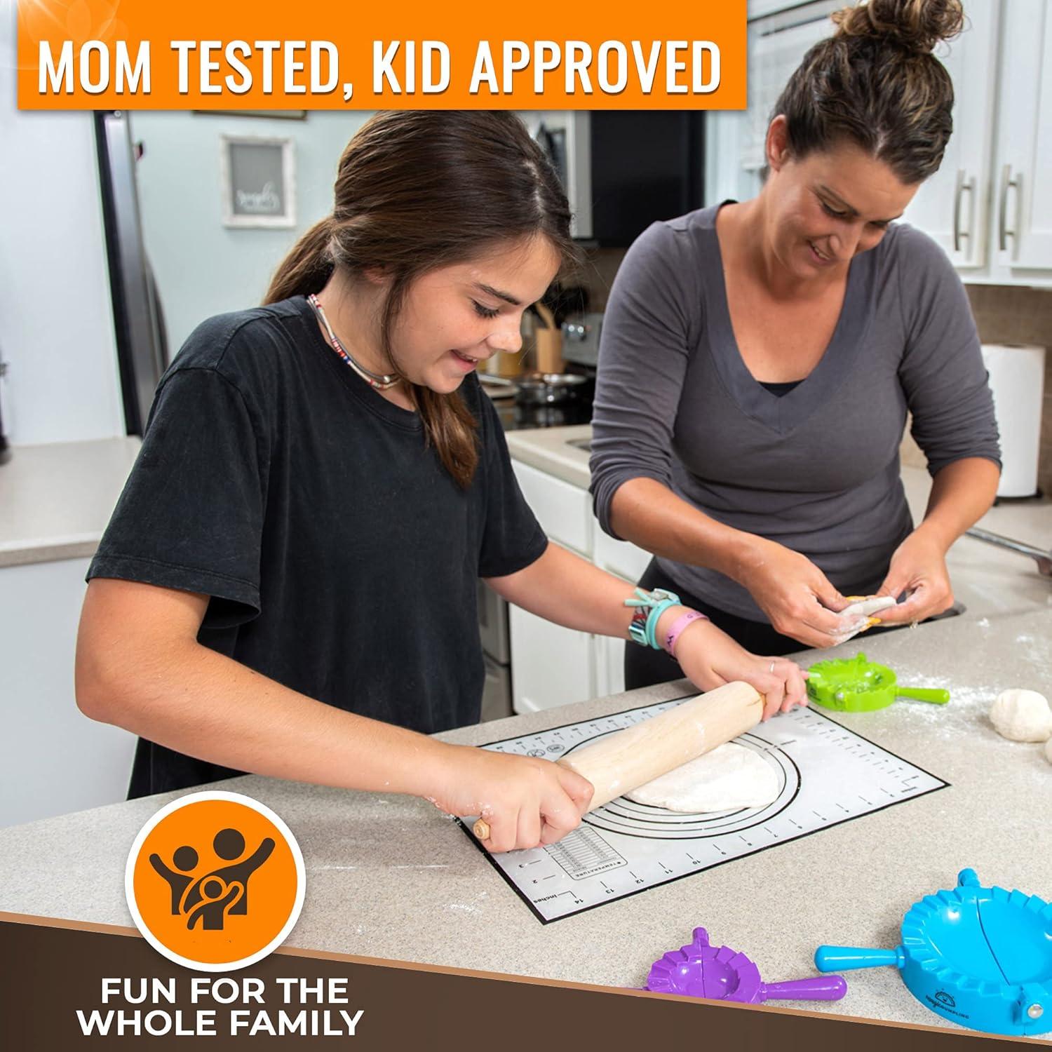 Kit de Moldes para Dumplings Magic Dumpling - 4 Prensas y Mate