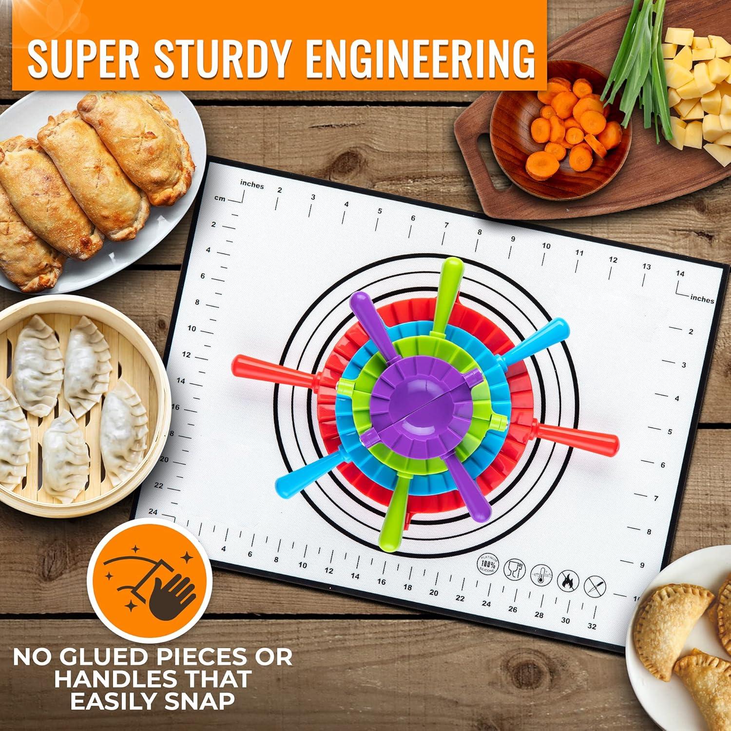 Kit de Moldes para Dumplings Magic Dumpling - 4 Prensas y Mate