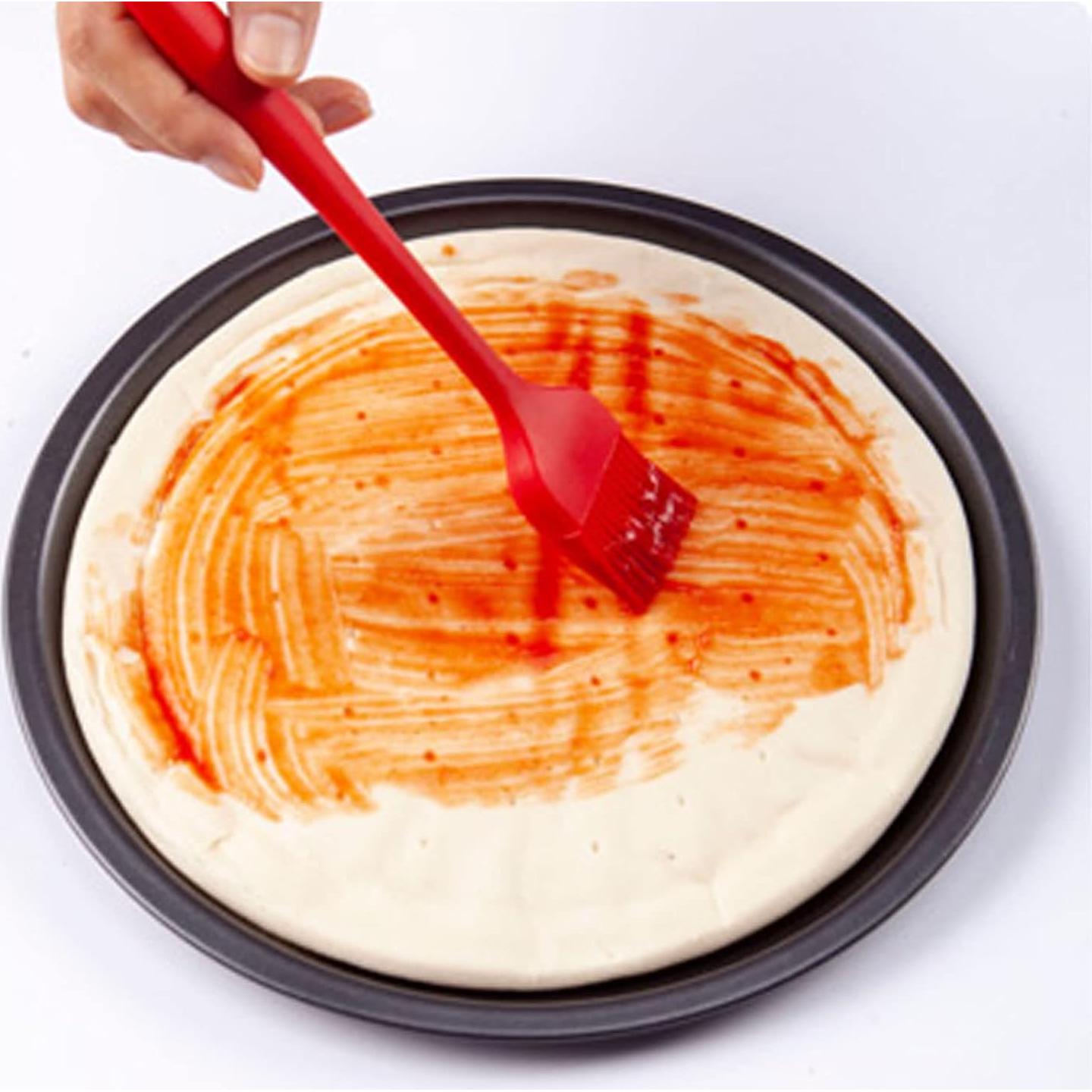 Juego de Herramientas para Pizza Qitdathn 4 Piezas - Rodillo, Docker, Cortador y Brocha