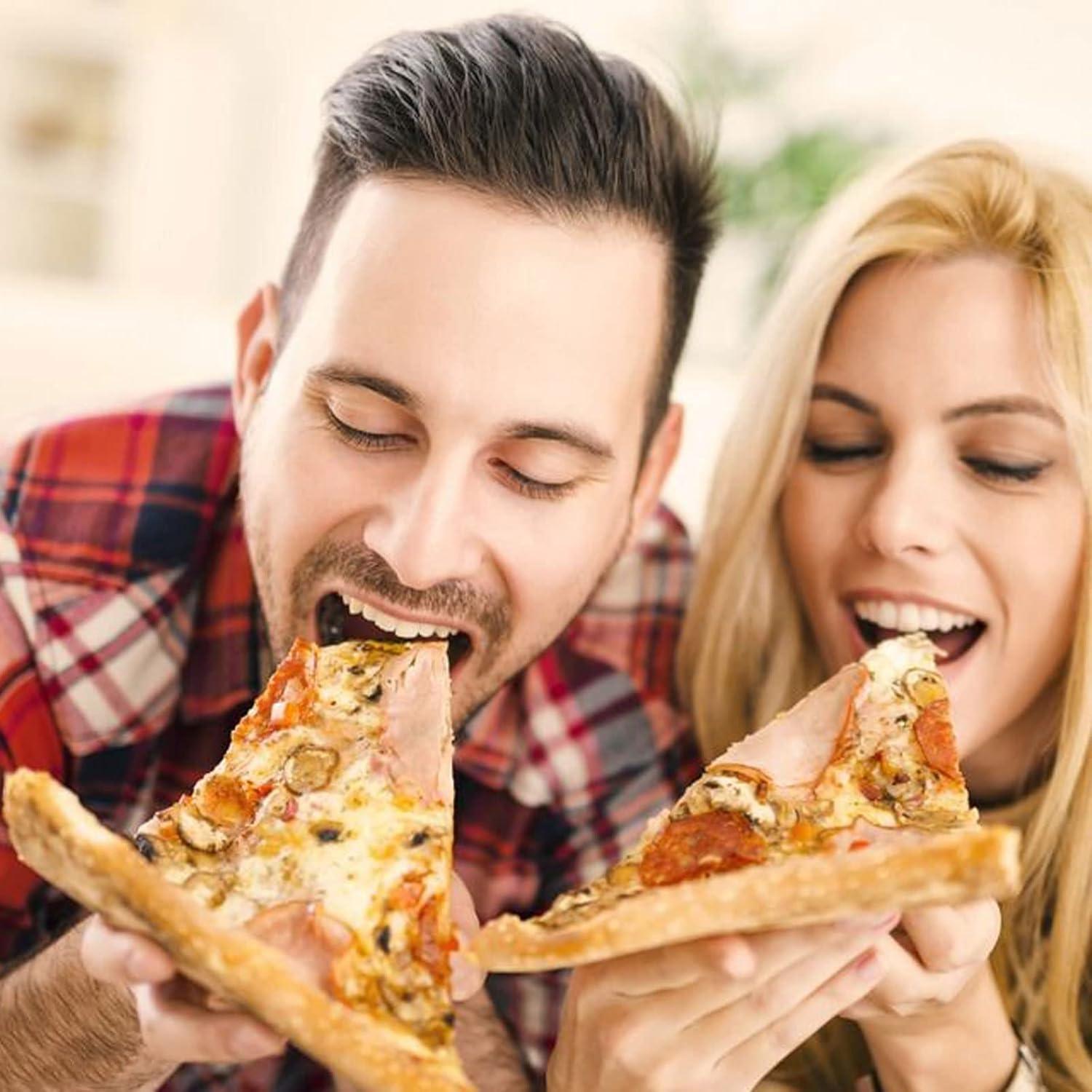 Juego de Herramientas para Pizza Qitdathn 4 Piezas - Rodillo, Docker, Cortador y Brocha