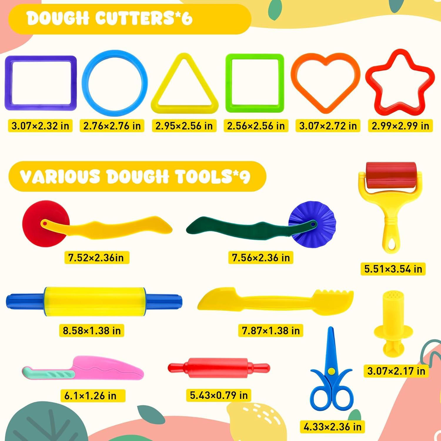 Kit de Herramientas para Masa LanMa 15 Piezas Multicolor