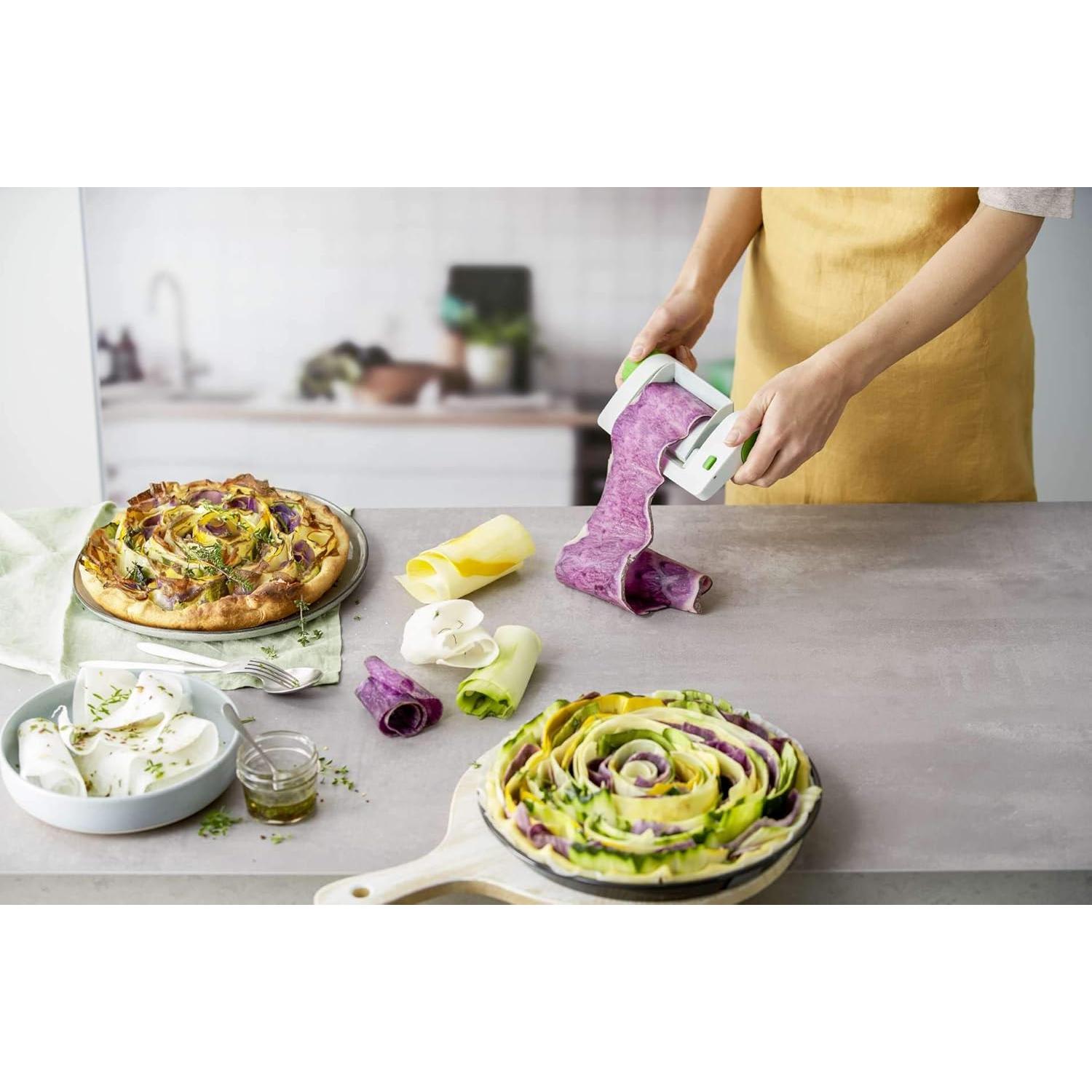 Cortador de Hojas Veggie Betty Bossi - Cortador Manual de Verduras y Frutas