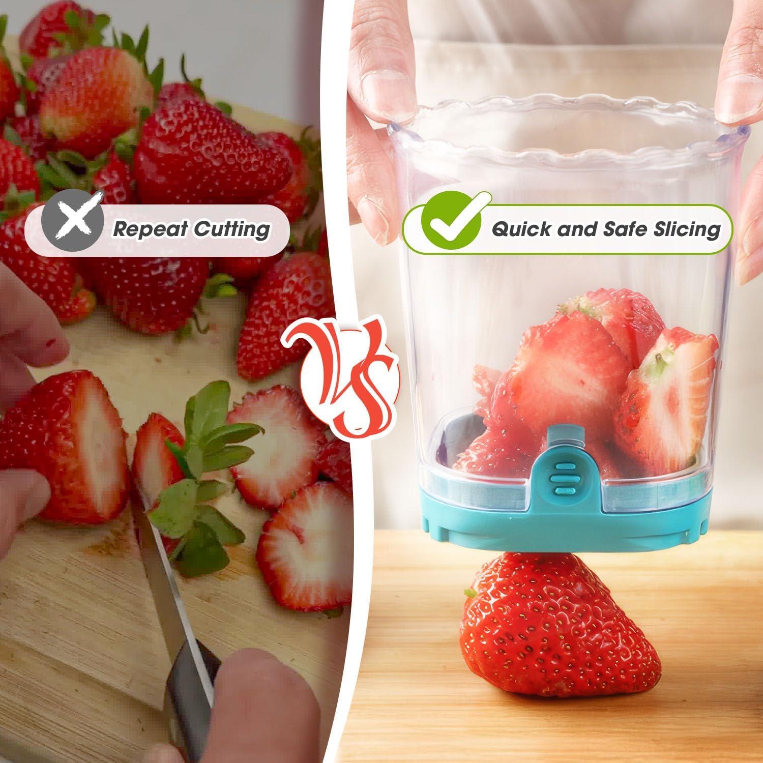 Cortador de Taza 365Home para Frutas y Verduras - Negro