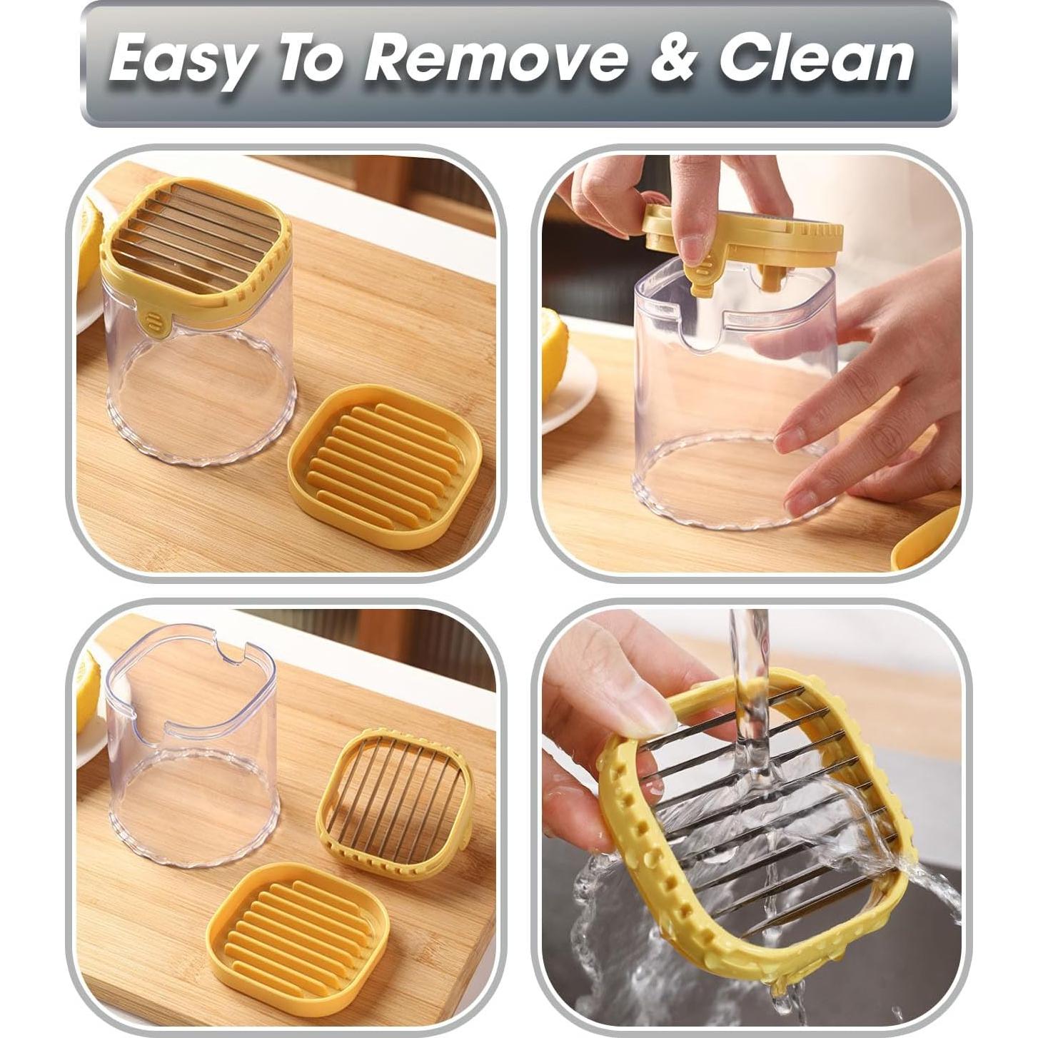 Cortador de Taza 365Home para Frutas y Verduras - Negro