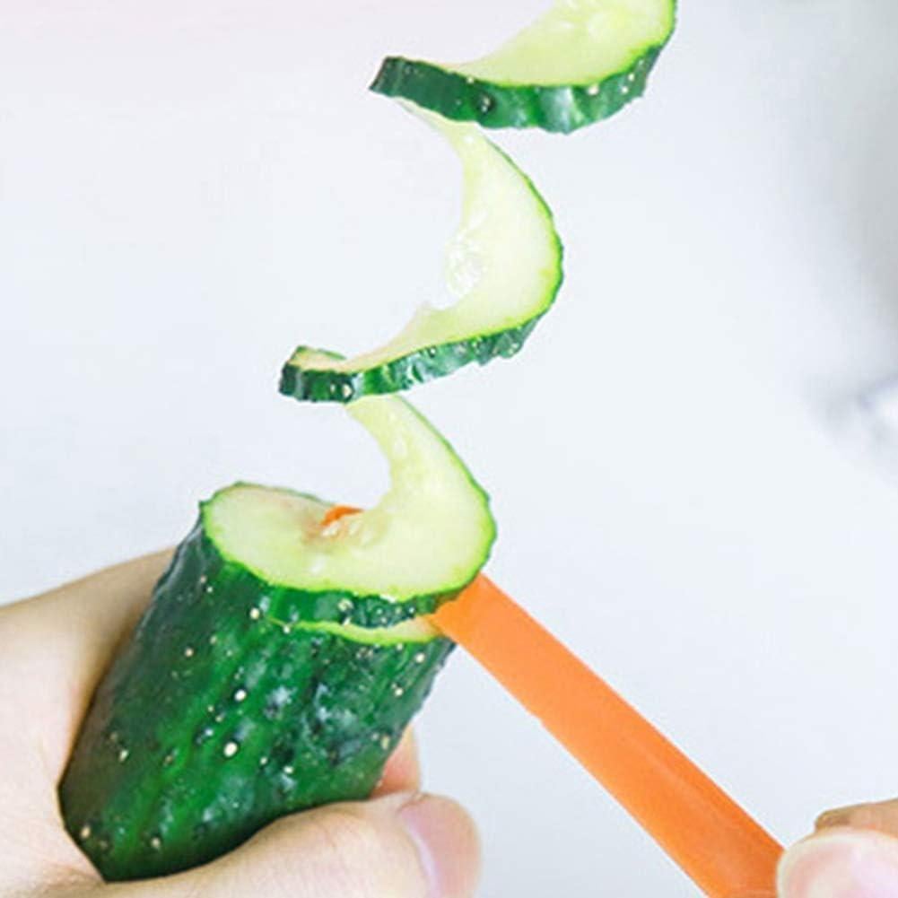 Cortador Espiral Manual DPWOUM Verde para Verduras y Decoración