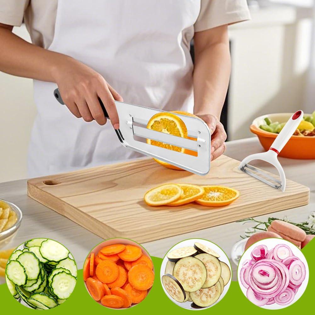 Juego de Cortadores de Verduras Kryslanix - Rallador y Pelador Y