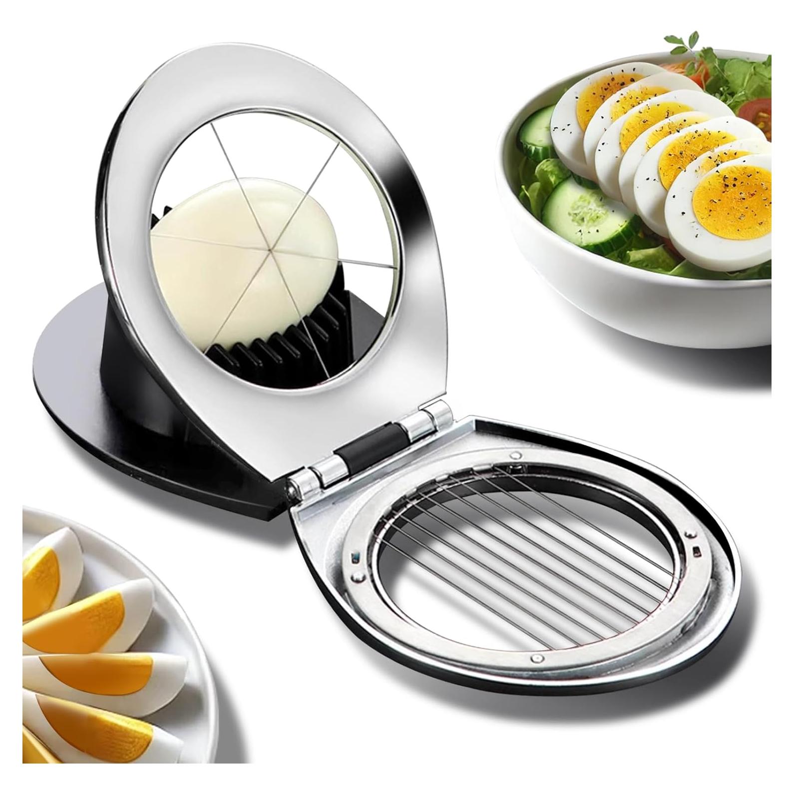 Cortador de Huevos y Frutas Arimagroup, Acero Inoxidable, 3 Estilos