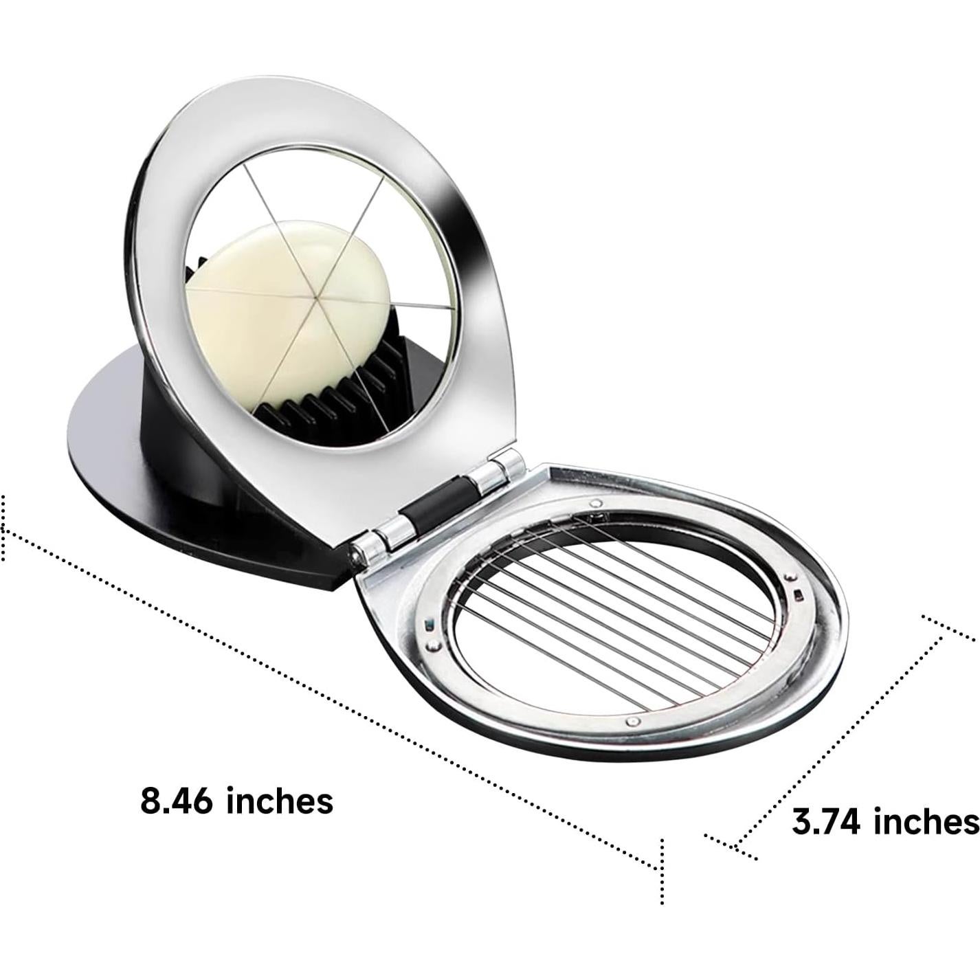 Cortador de Huevos y Frutas Arimagroup, Acero Inoxidable, 3 Estilos