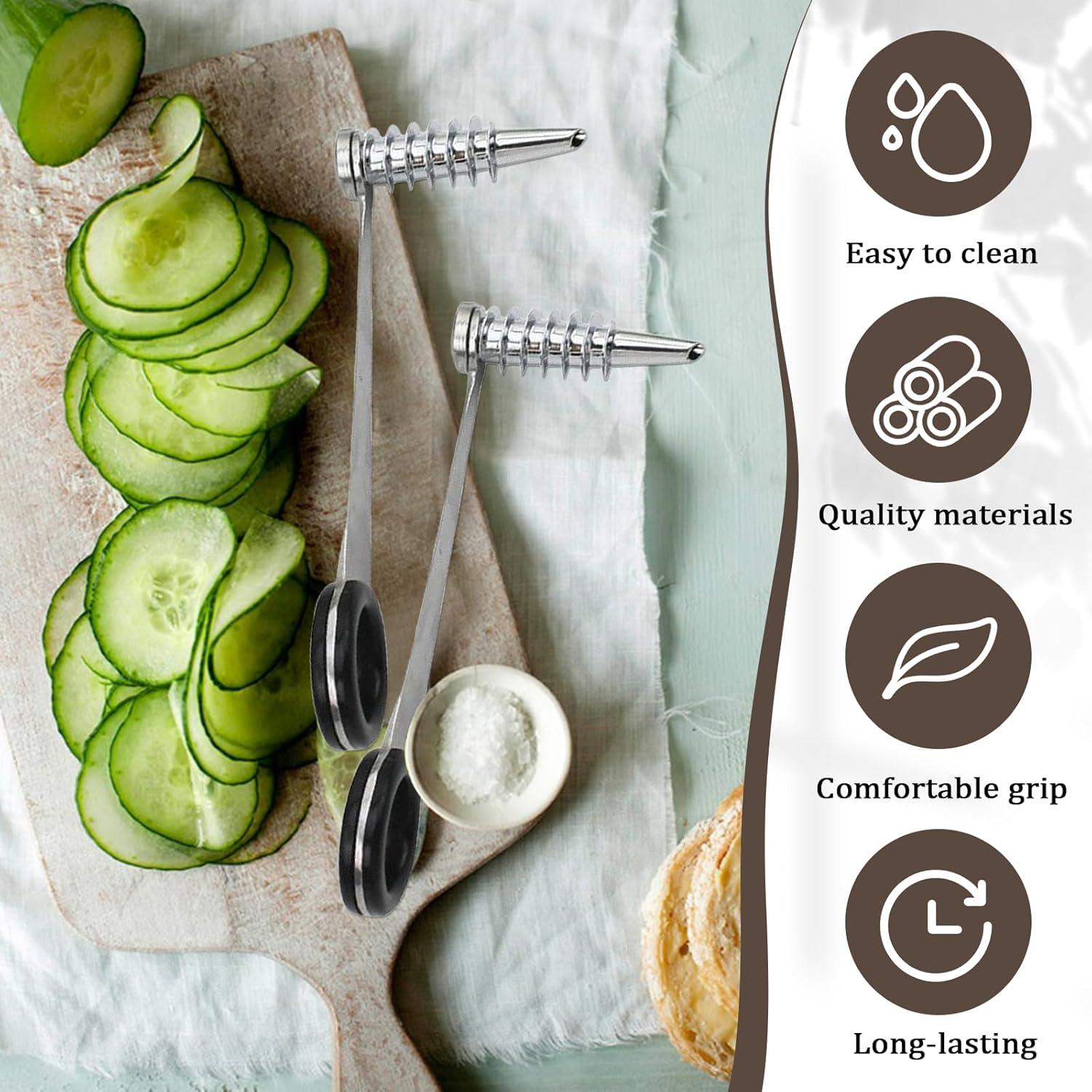 Cortadores Espirales de Acero Inoxidable Xanadued - 2 Piezas